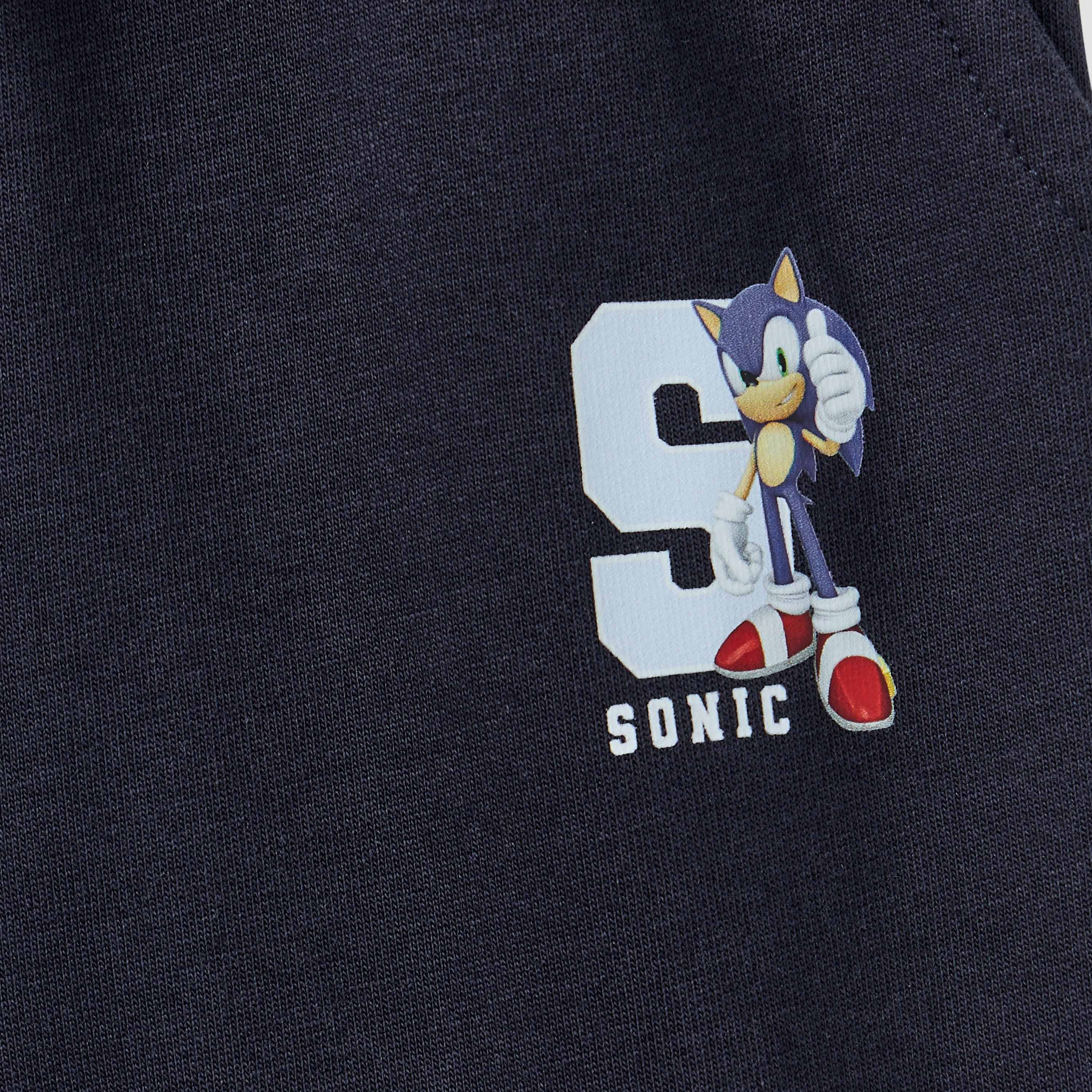 Sonic the Hedgehog Print Joggers with Pockets-boys-clothing-schoolwear-bottoms-joggers-image-4