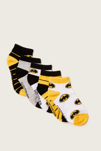Batman Print Socks - Set of 5