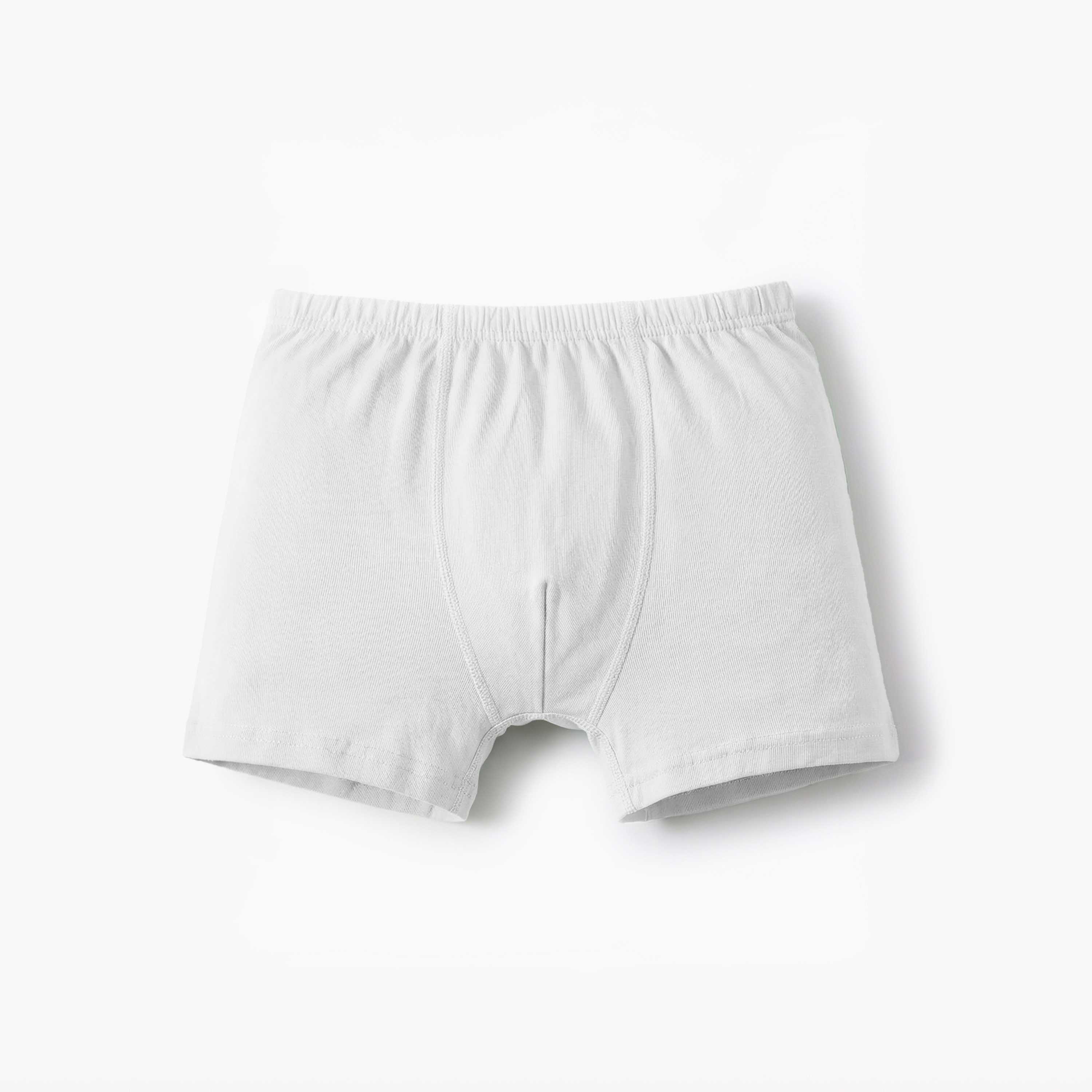 Juniors Solid Boxers with Elasticated Waistband - Set of 3-boys-clothing-innerwear-boxersandbriefs-image-2