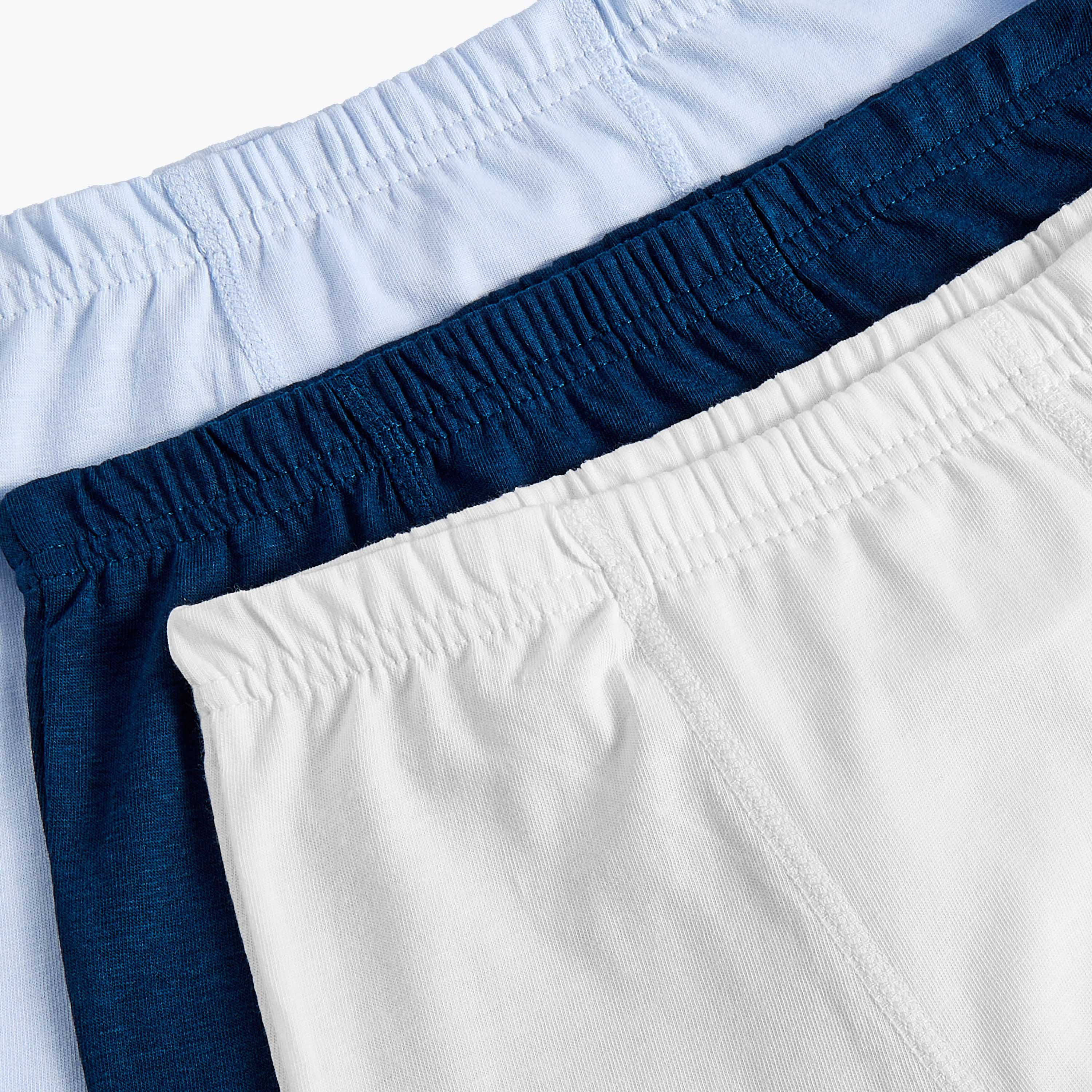 Juniors Solid Boxers with Elasticated Waistband - Set of 3-boys-clothing-innerwear-boxersandbriefs-image-5