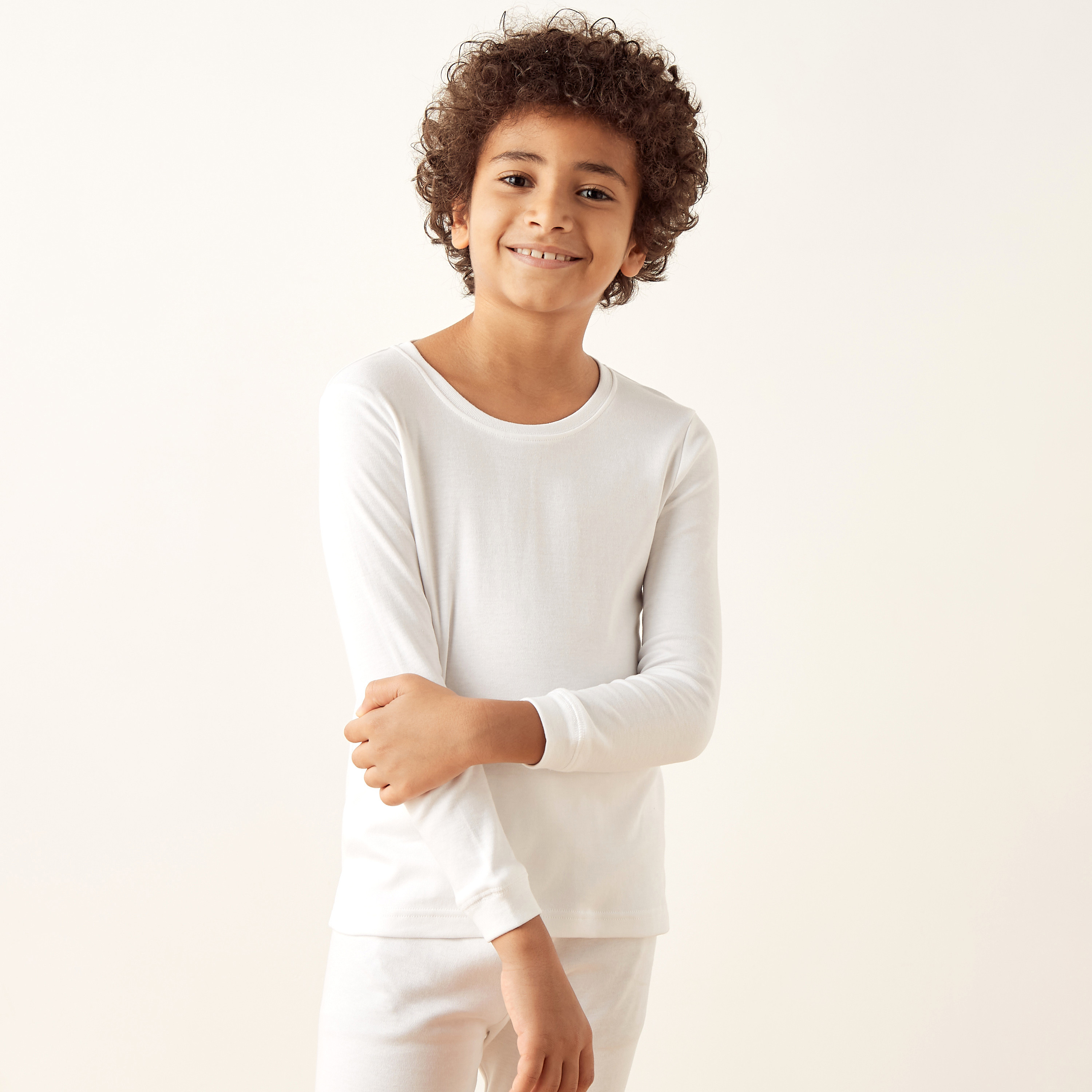 Juniors Solid 2-Piece Thermal Set-boys-clothing-winterwear-thermalsets-image-2