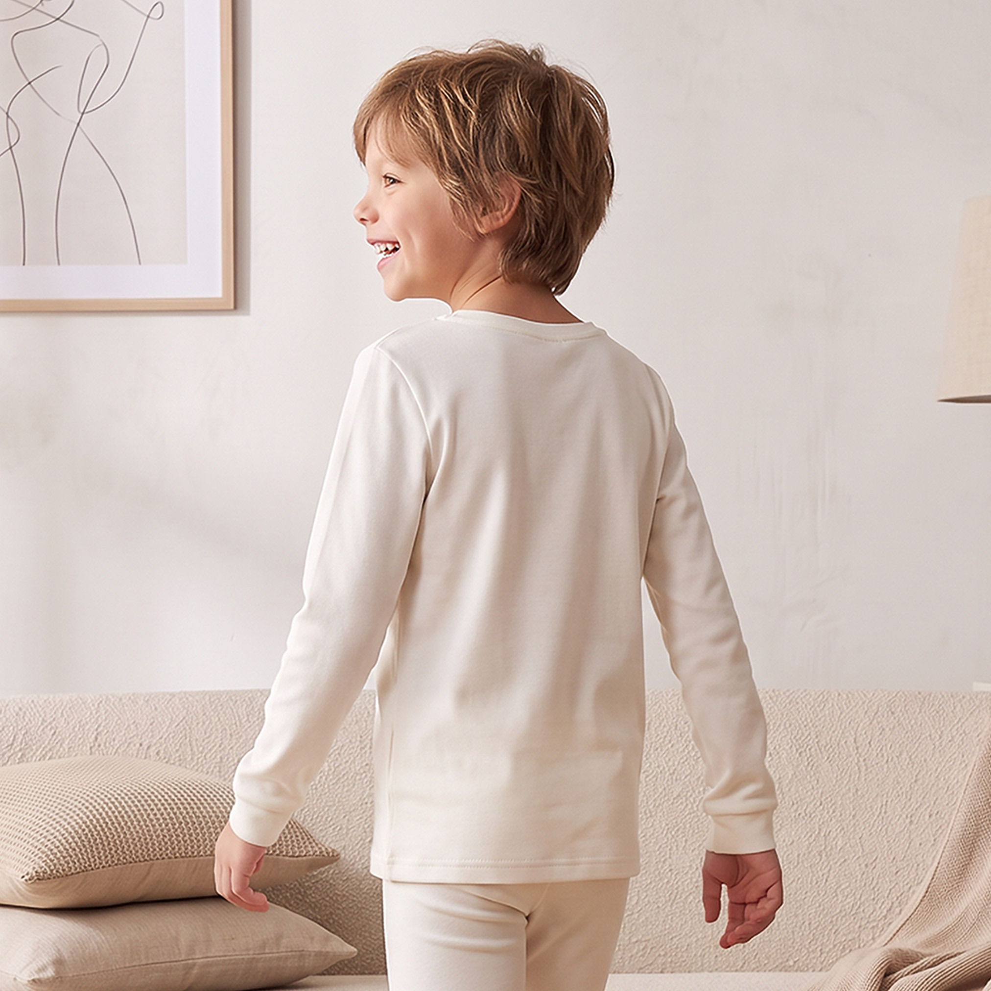 بلوزة حرارية بياقة مستديرة وأكمام طويلة من جونيورز - عبوة من قطعتين-boys-clothing-winterwear-thermalsets-image-4