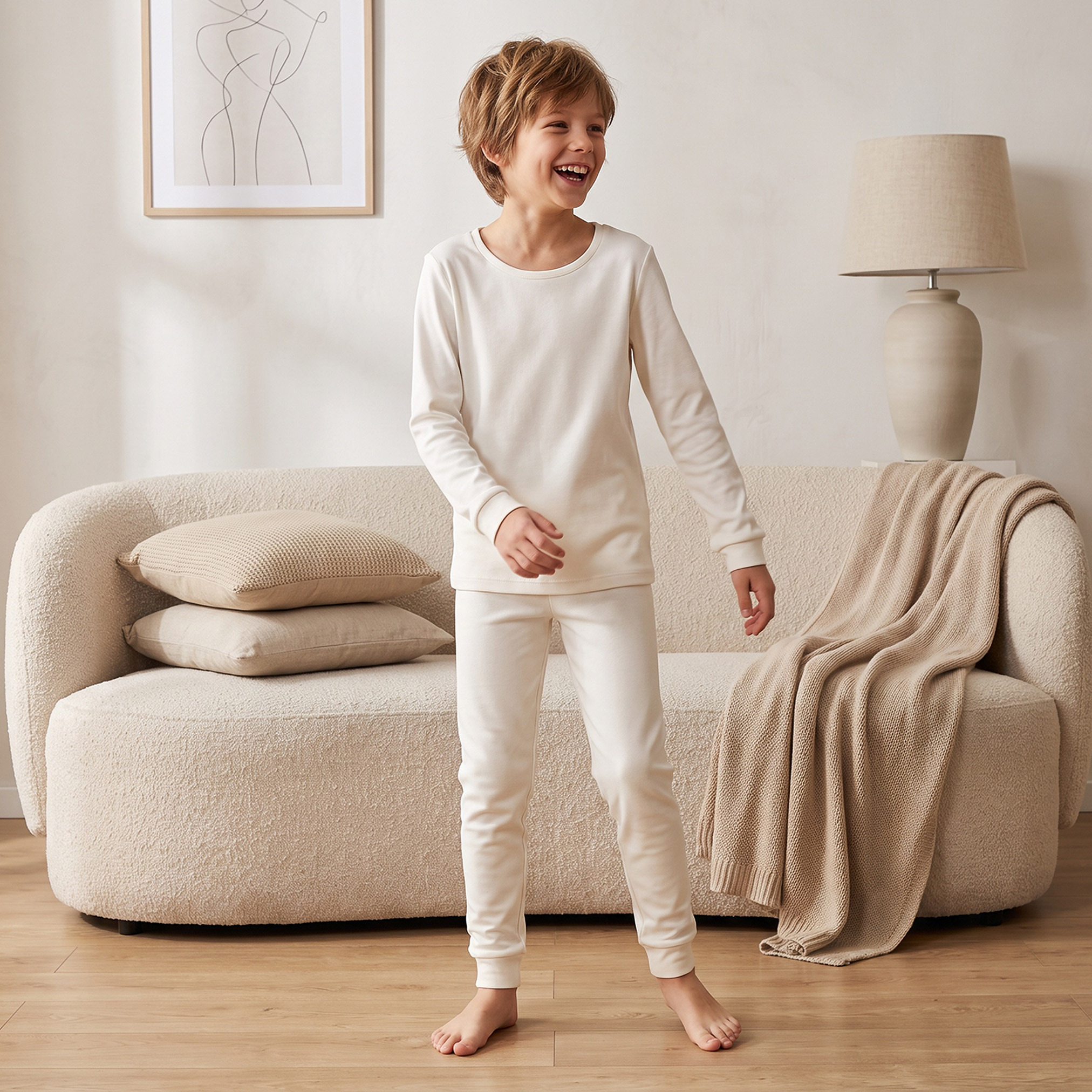 بلوزة حرارية بياقة مستديرة وأكمام طويلة من جونيورز - عبوة من قطعتين-boys-clothing-winterwear-thermalsets-image-6