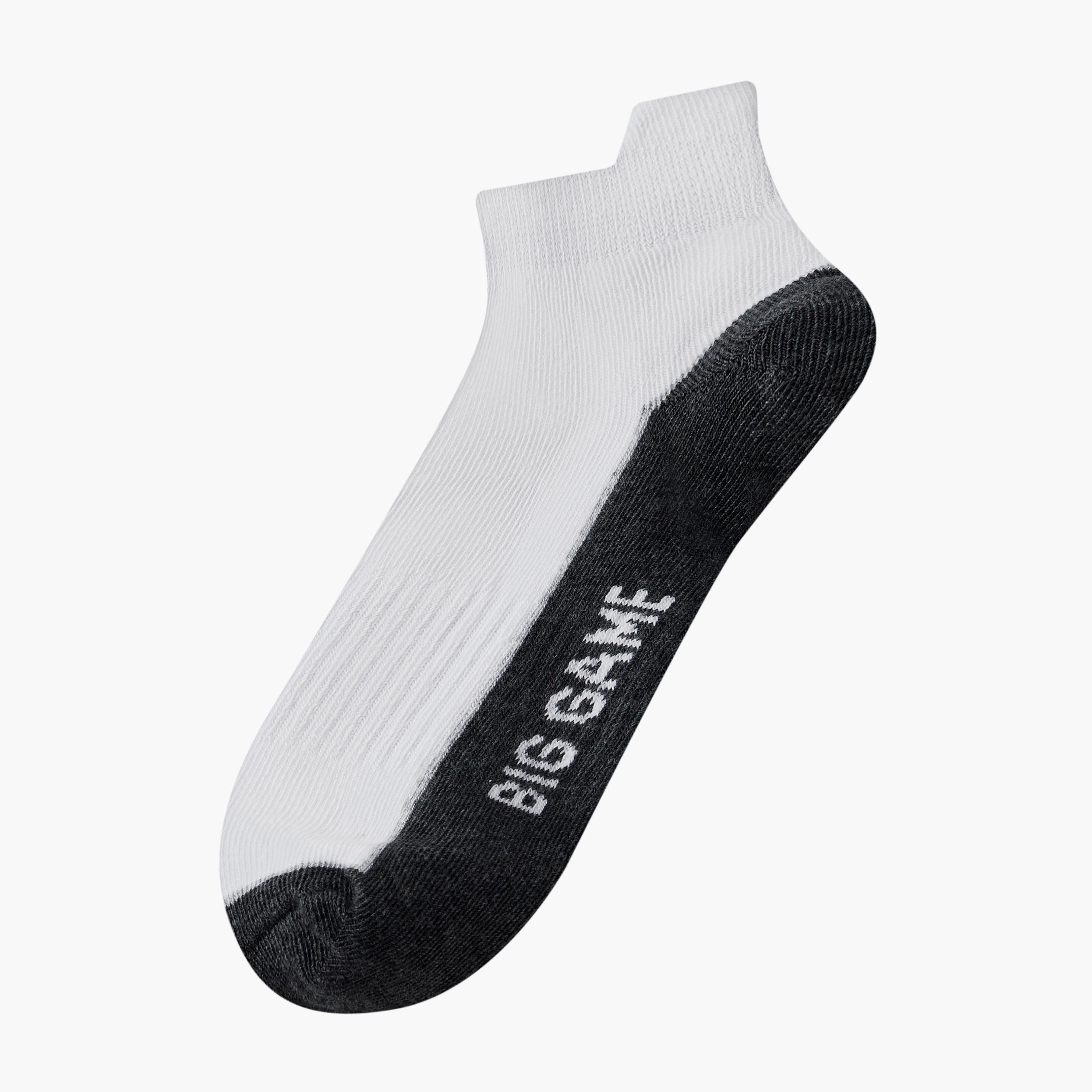 Pack of 3 Juniors Boys Socks with Slogan Print-boys-accessories-socks-image-2