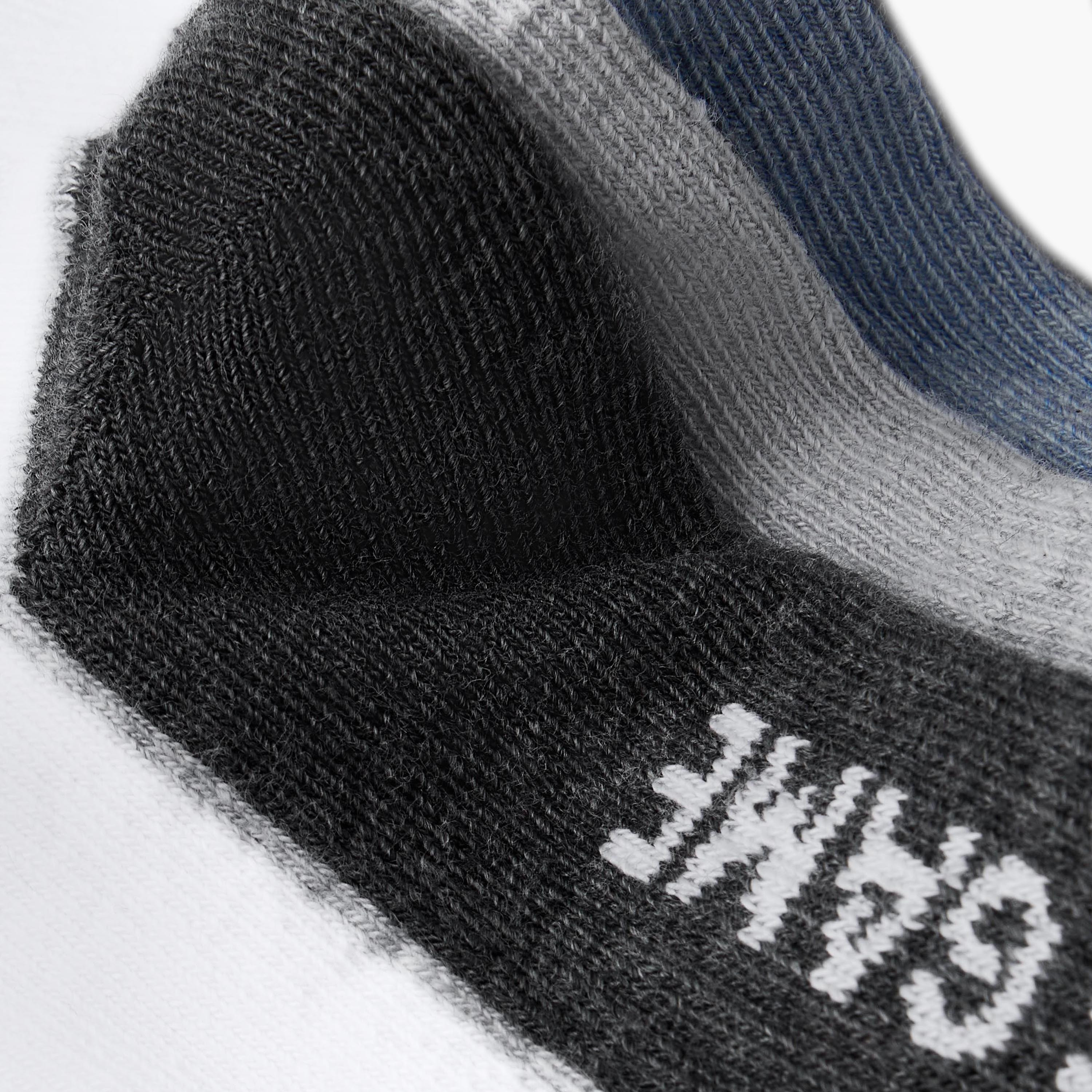 Pack of 3 Juniors Boys Socks with Slogan Print-boys-accessories-socks-image-4