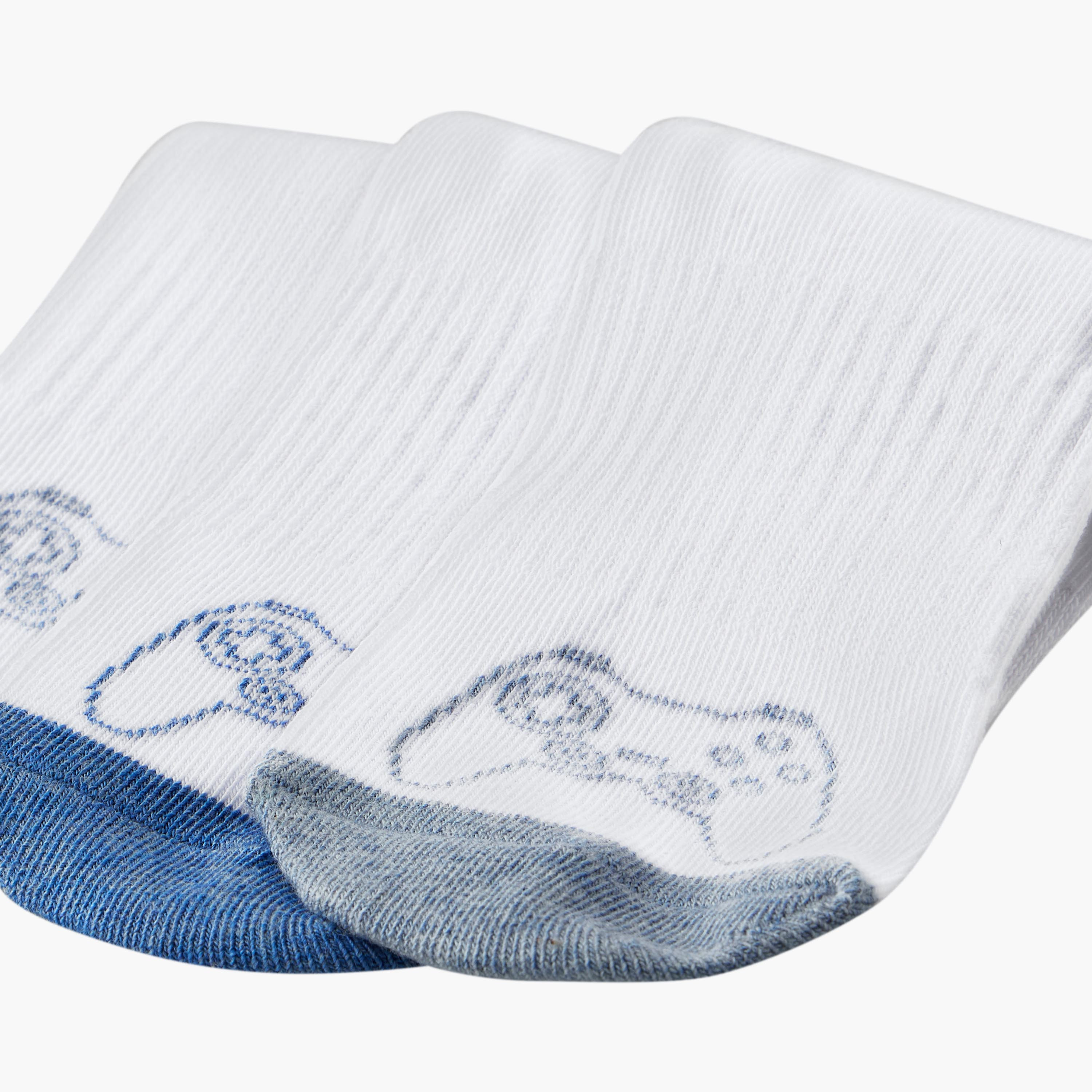 Pack of 3 Juniors Boys Socks with Gamer Print-boys-accessories-socks-image-4