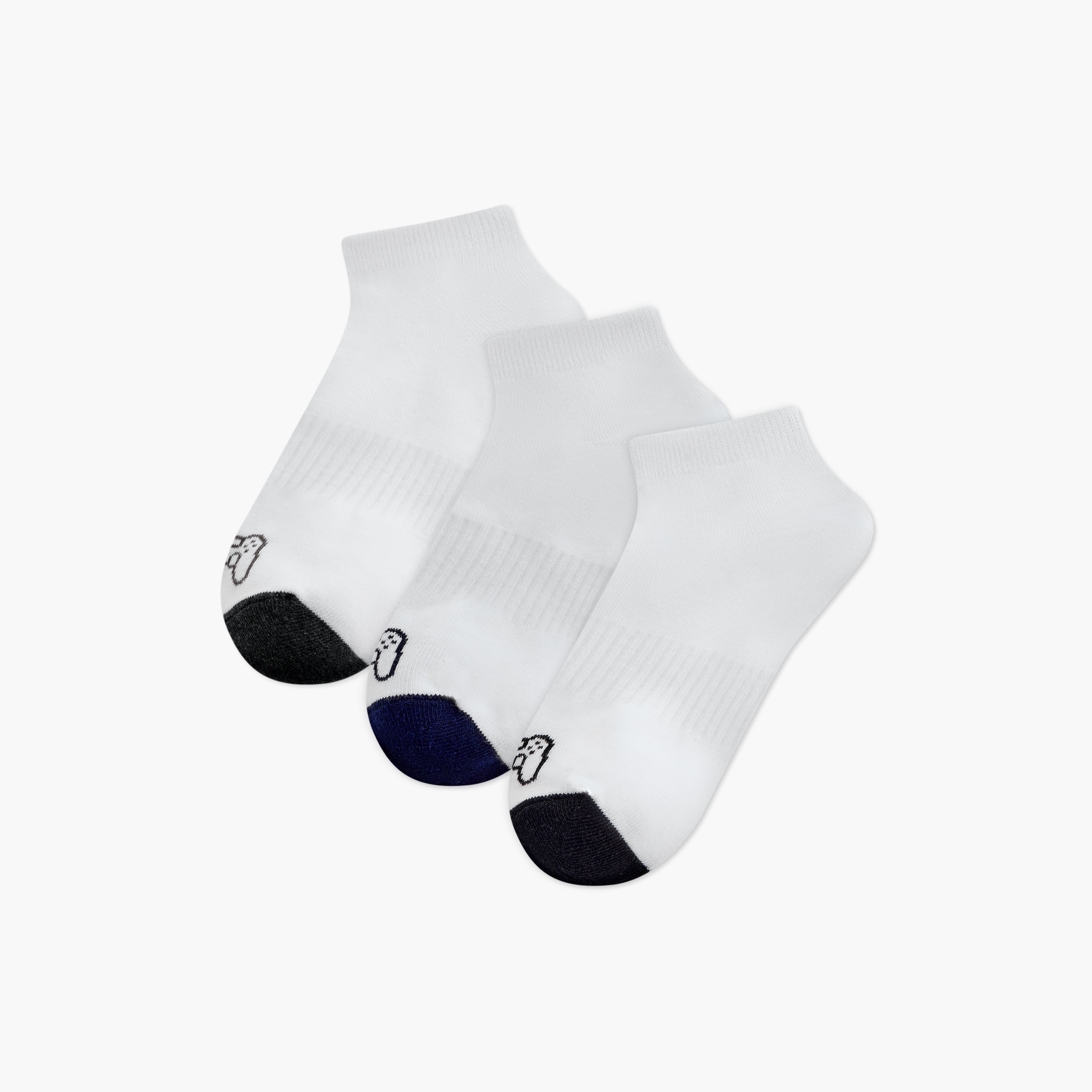 Juniors Printed Ankle Length Socks - Set of 3-boys-accessories-socks-image-1