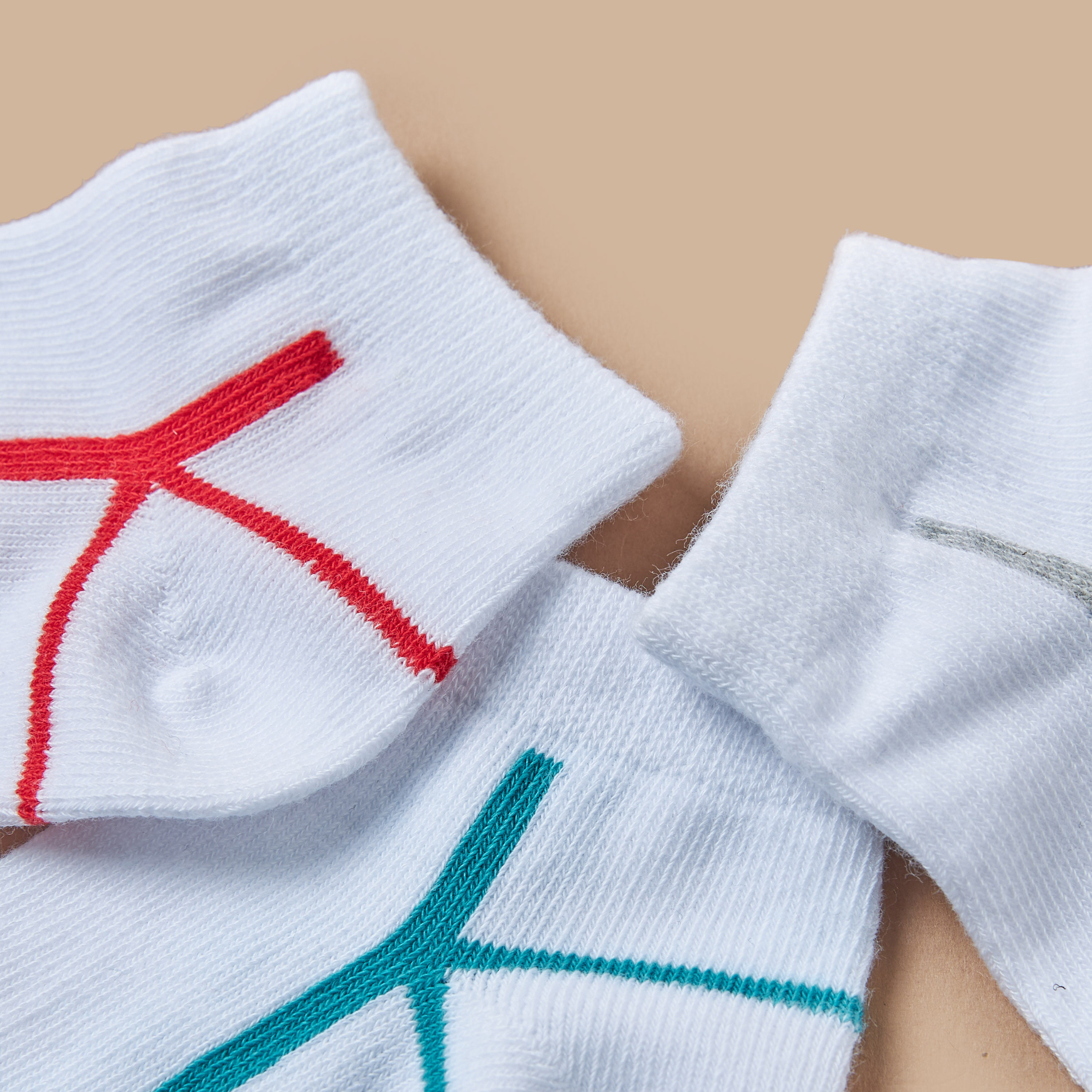 Juniors Printed Ankle Length Socks - Set of 3-boys-accessories-socks-image-3
