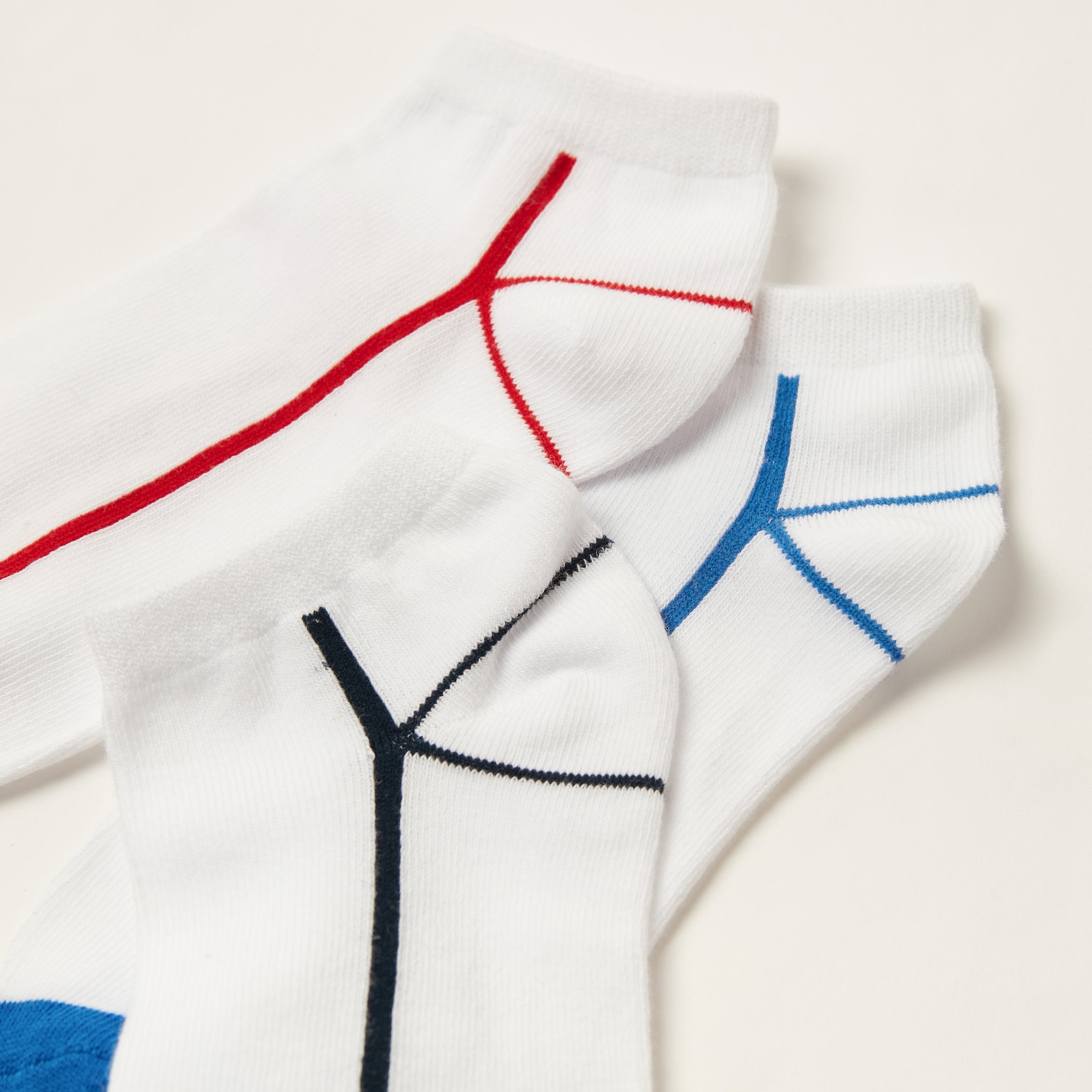 Juniors Assorted Ankle Length Socks - Set of 3-boys-accessories-socks-image-3