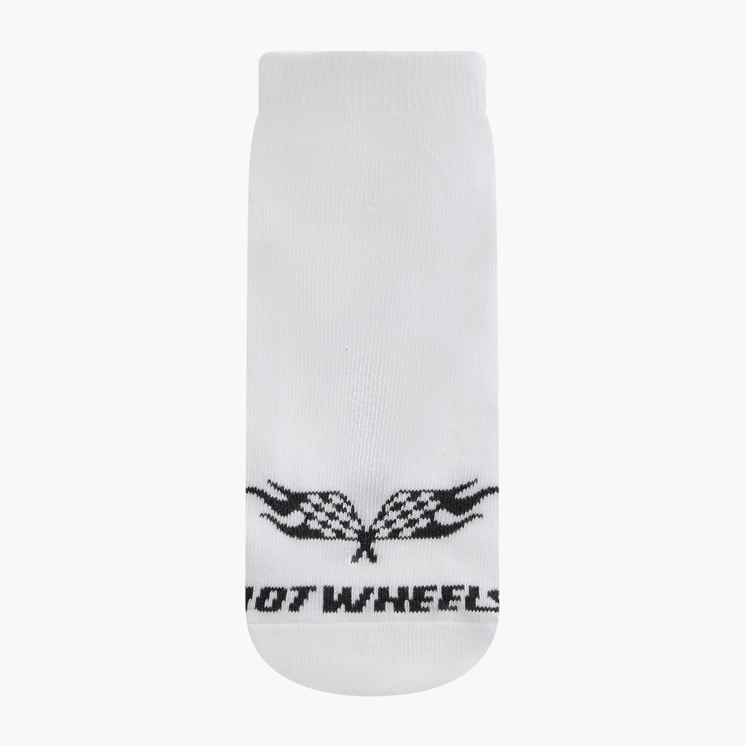 Hot Wheels Print Ankle Length Socks - Set of 3-boys-accessories-socks-image-2