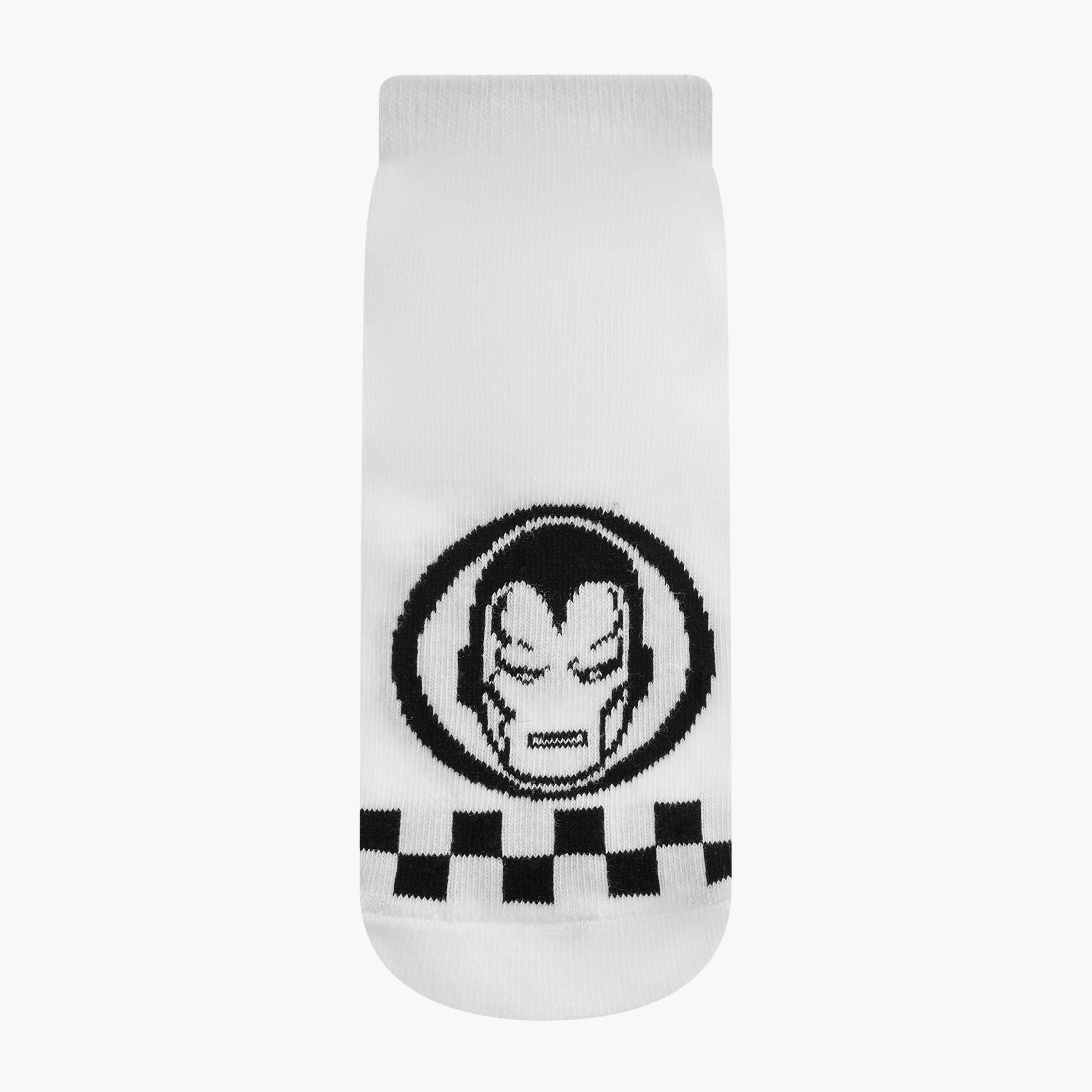 طقم جوارب 3 قطع بطول الكاحل وطبعات أفينجرز-boys-accessories-socks-image-4