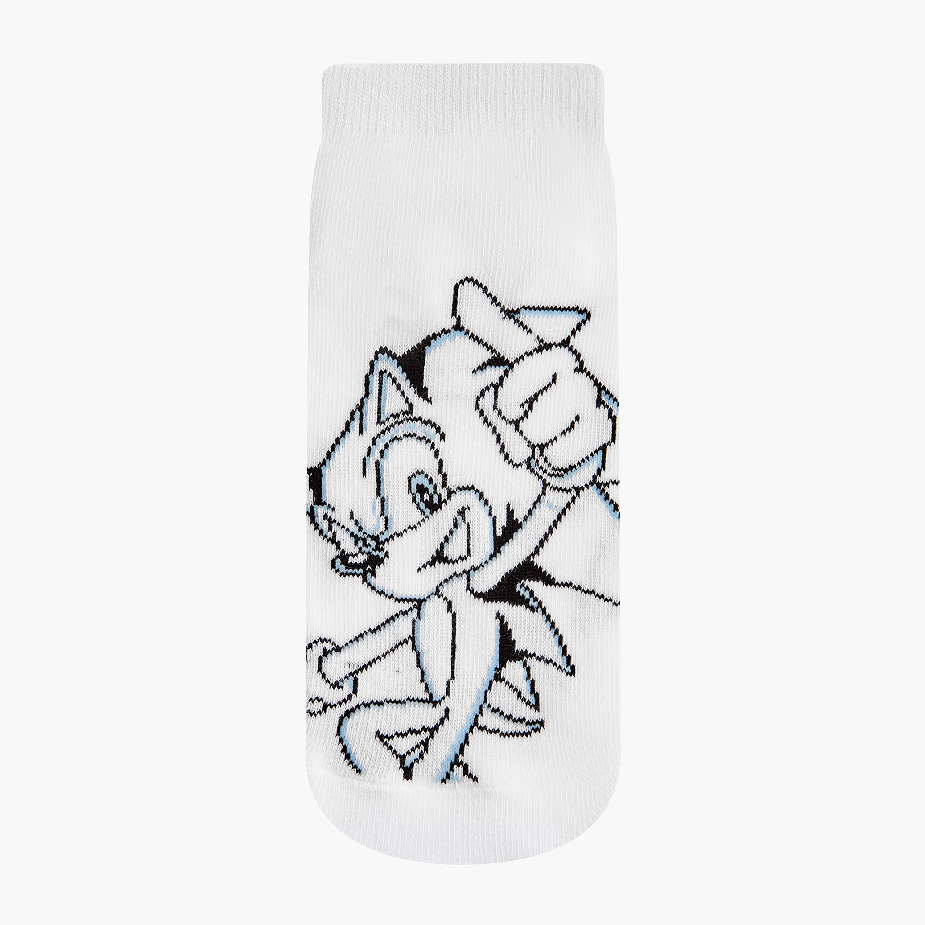 Sonic The Hedgehog Print Ankle Length Socks-boys-accessories-socks-image-2