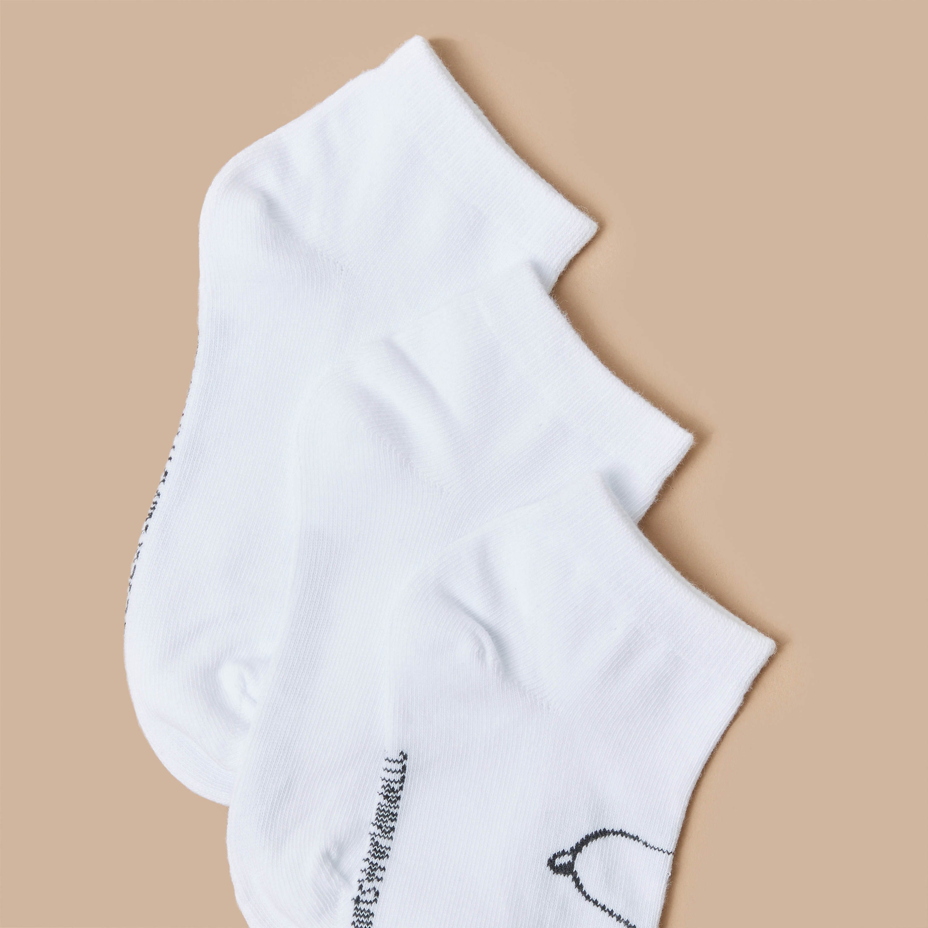 Peanuts Print Ankle Length Socks - Set of 3-boys-accessories-socks-image-3