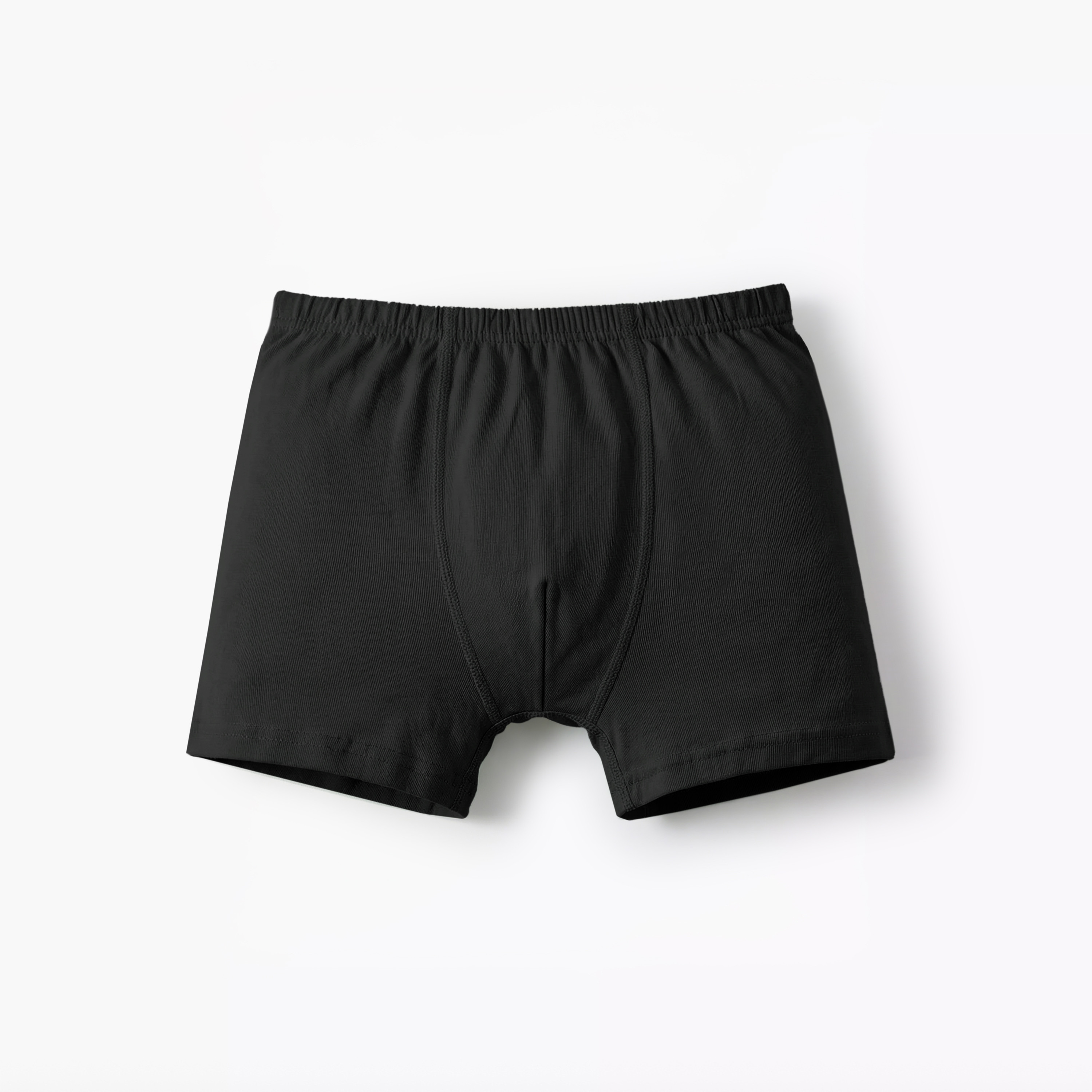 Juniors Solid Boxers with Elasticated Waistband - Set of 3-boys-clothing-innerwear-boxersandbriefs-image-2