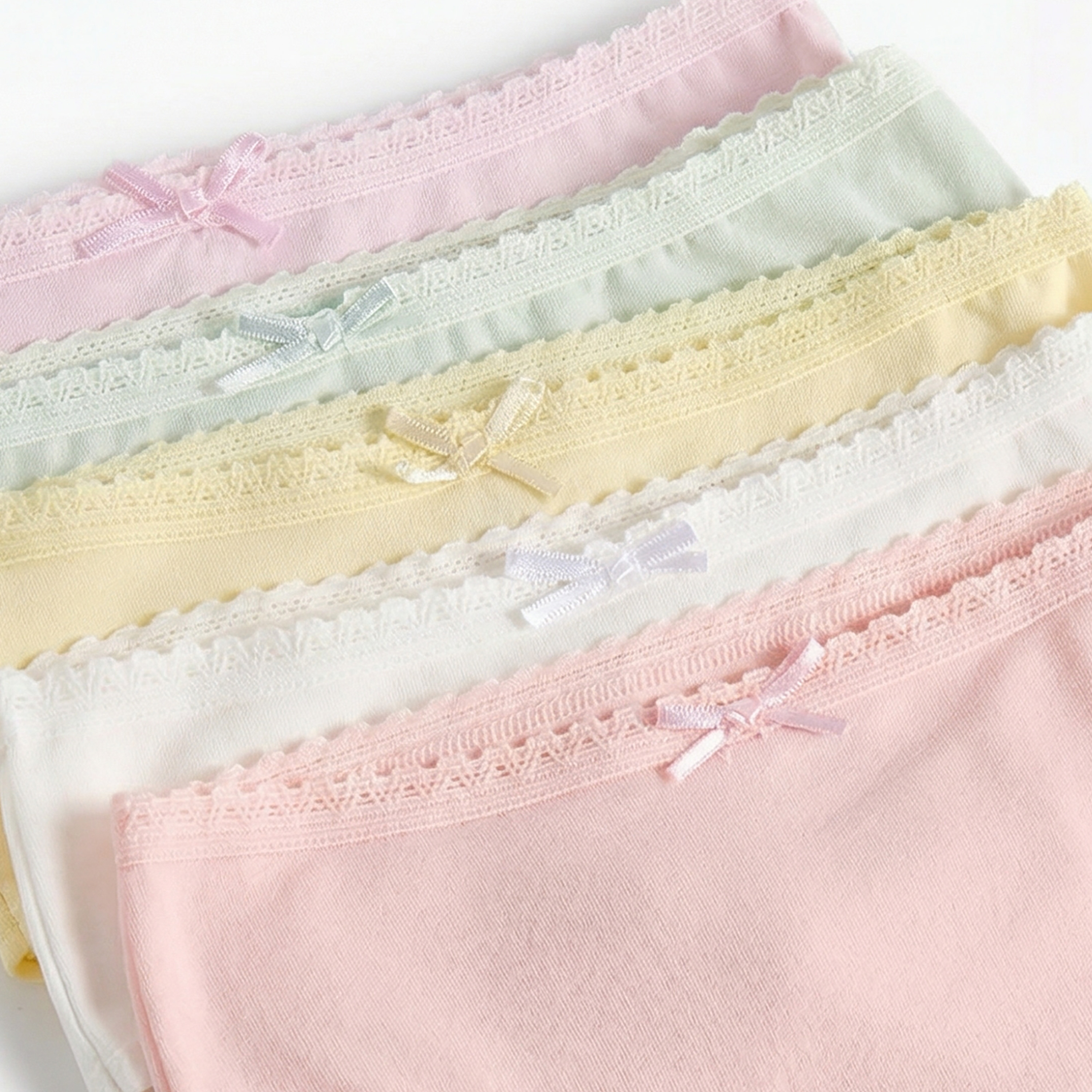 Juniors Solid Briefs with Elasticated Waistband - Set of 5-girls-clothing-multipacks-image-7