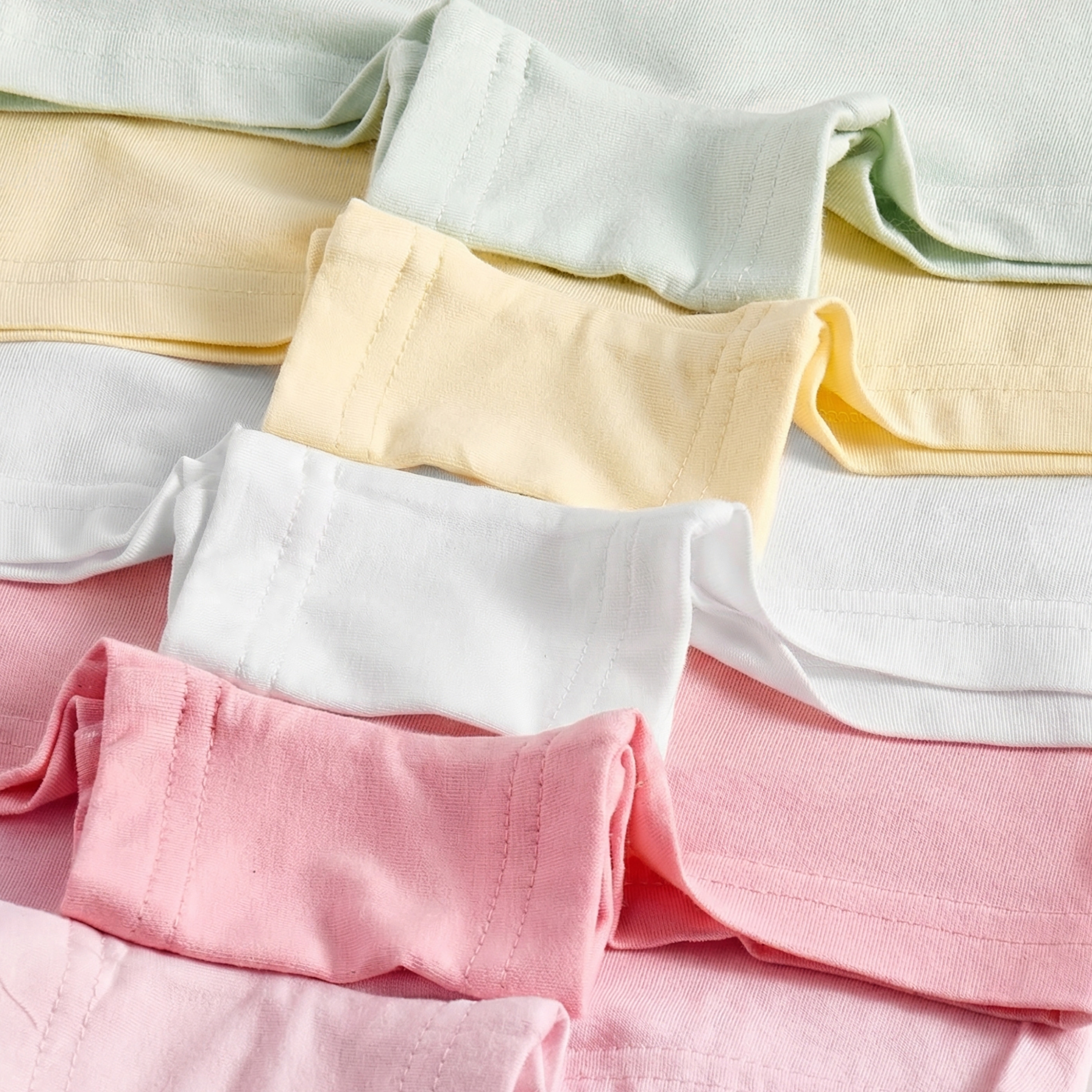 Juniors Solid Briefs with Elasticated Waistband - Set of 5-girls-clothing-multipacks-image-8