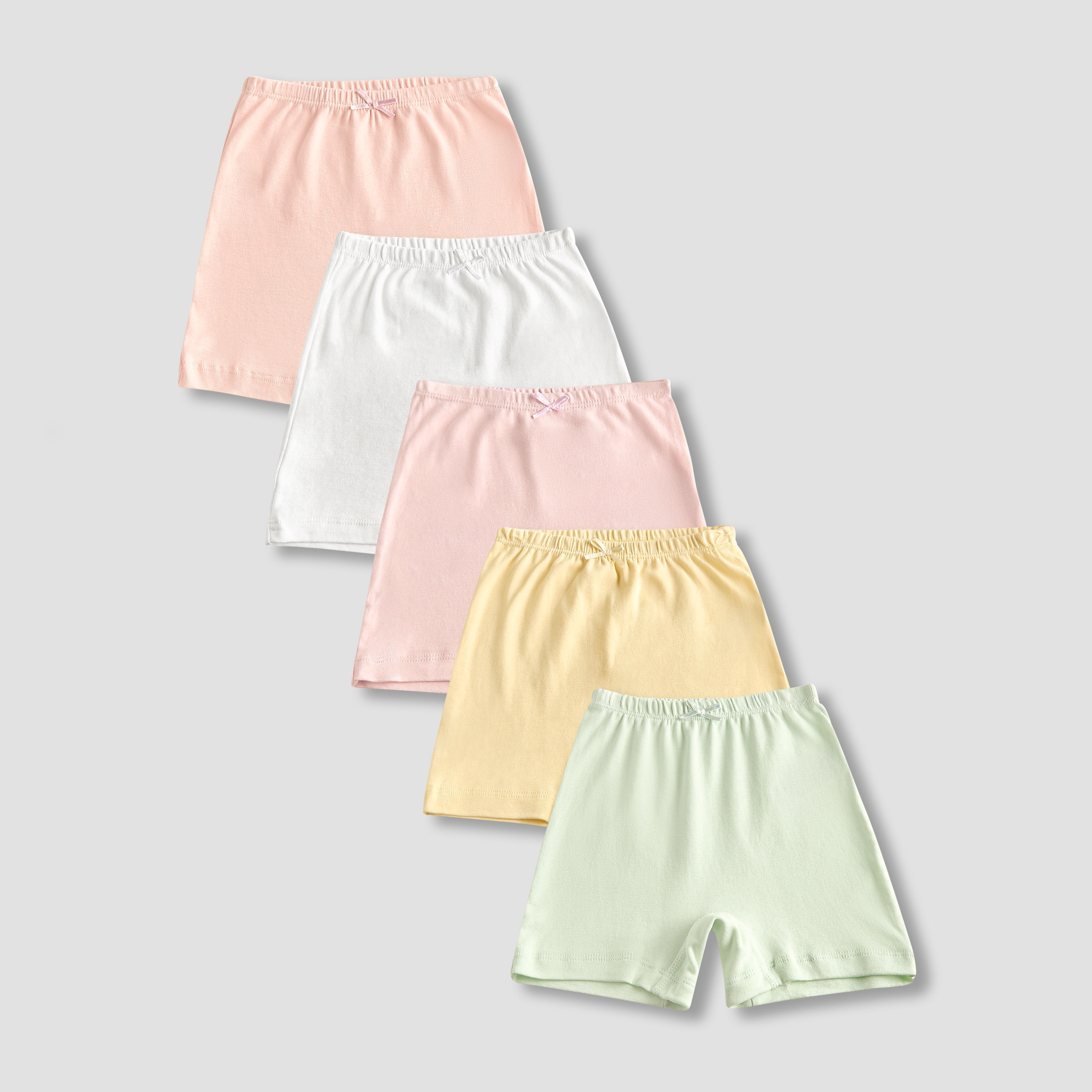 Pack of 5 Juniors Cotton Briefs with Elasticated Waistband-baby-girls-clothing-innerwear-image-1