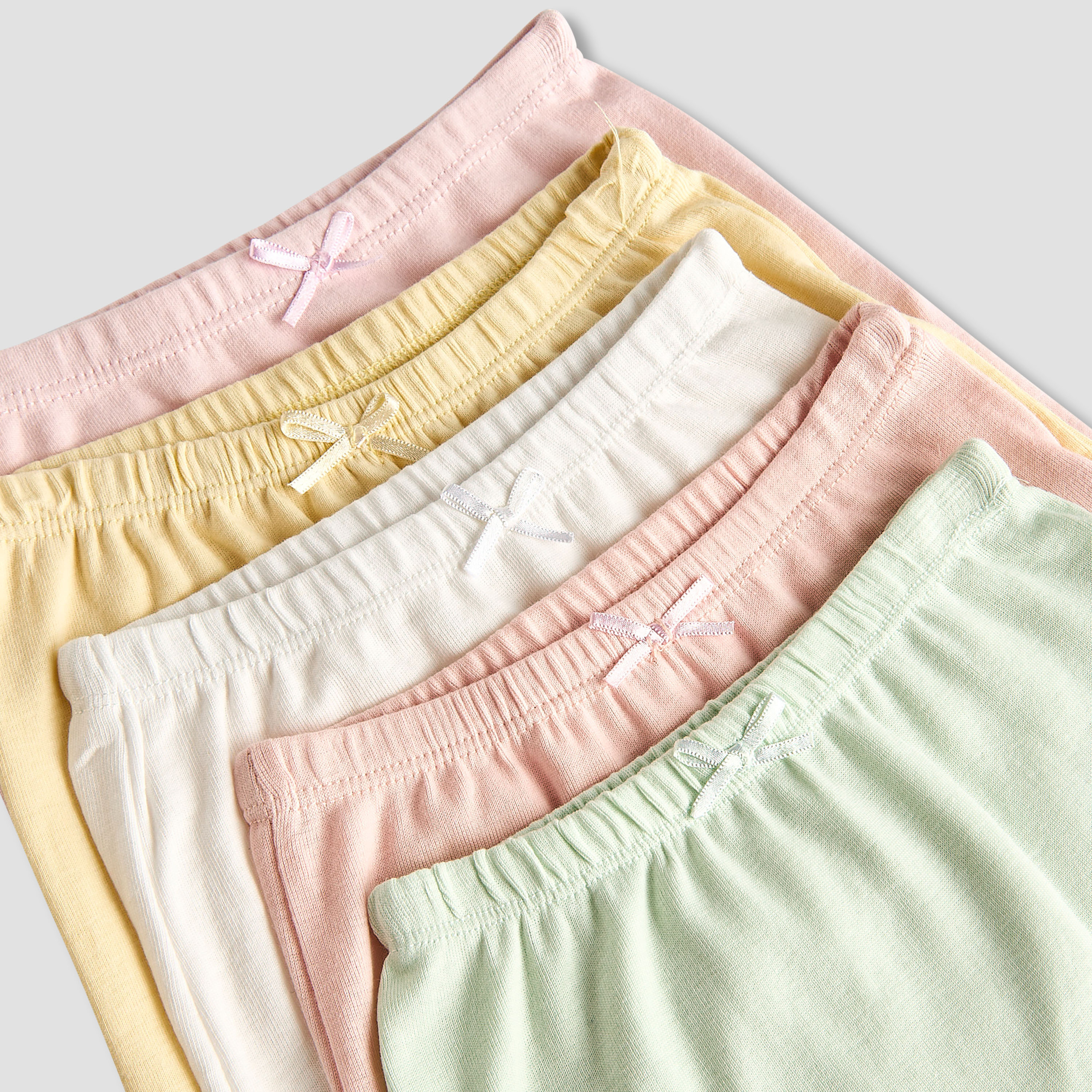 Pack of 5 Juniors Cotton Briefs with Elasticated Waistband-baby-girls-clothing-innerwear-image-7