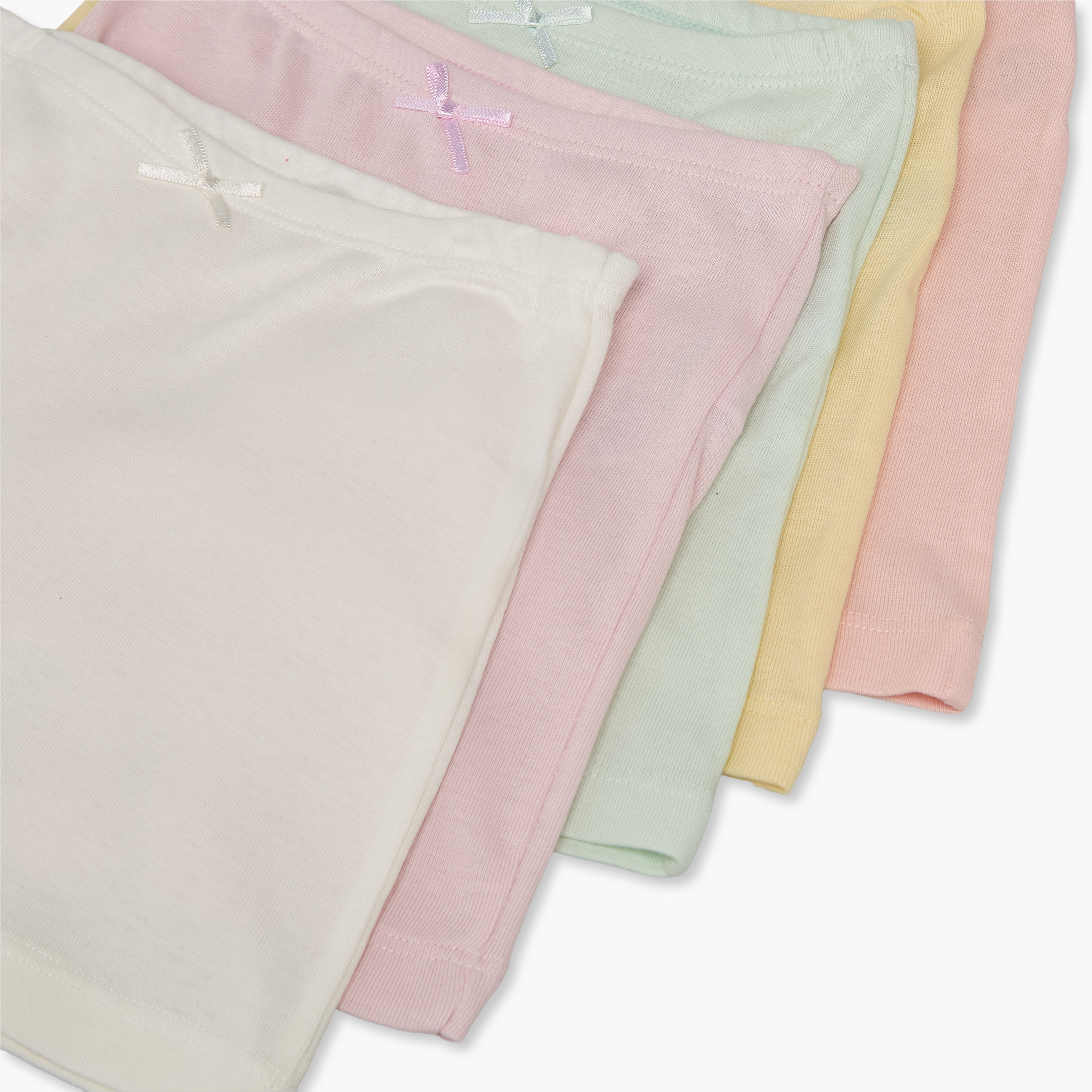 سراويل داخلية قطن بحزام خصر مطاطي من جونيورز - عبوة 5 قطع-girls-clothing-innerwear-panties-image-8