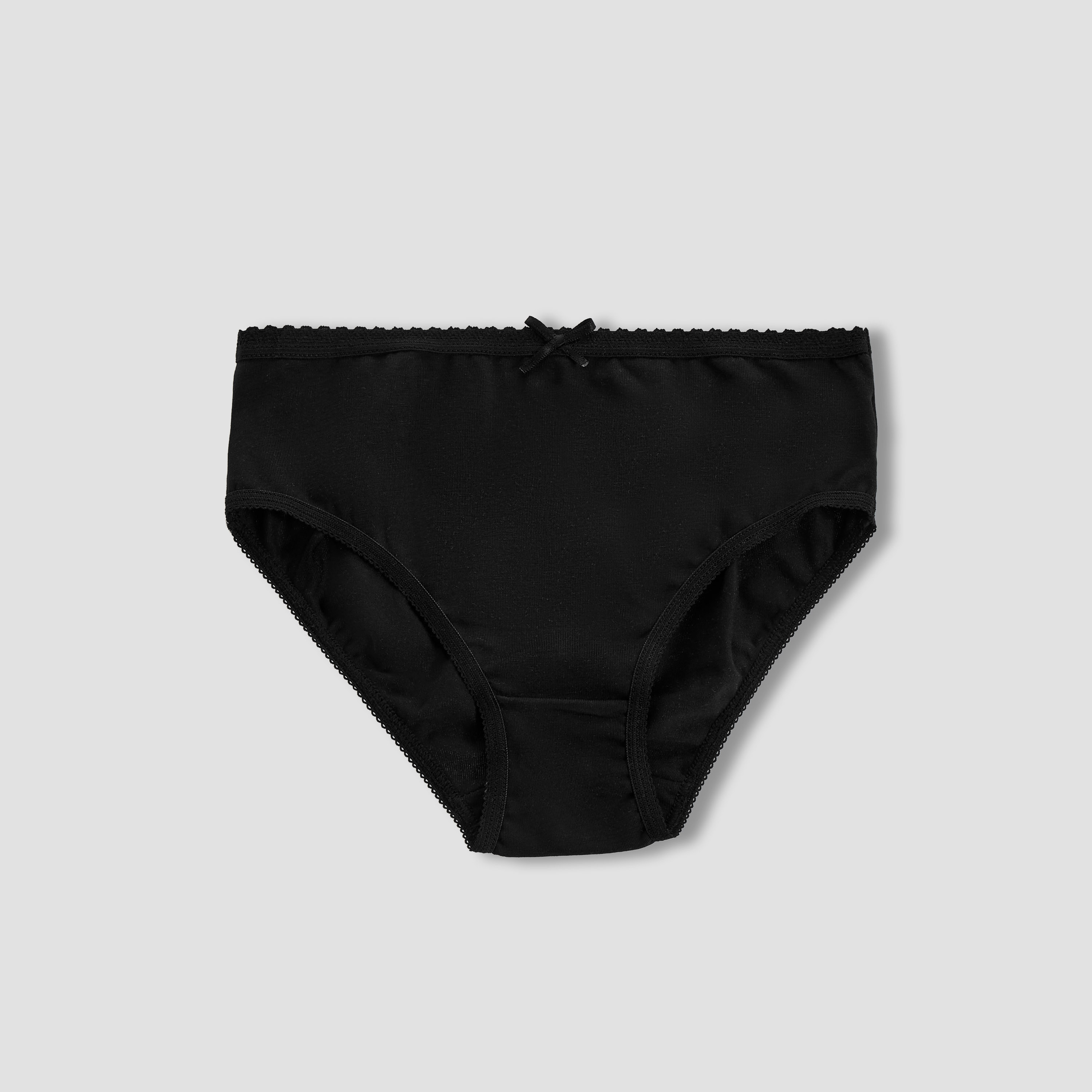 Juniors Girls Briefs with Bow Accent - Cotton - Set of 10-girls-clothing-innerwear-panties-image-2