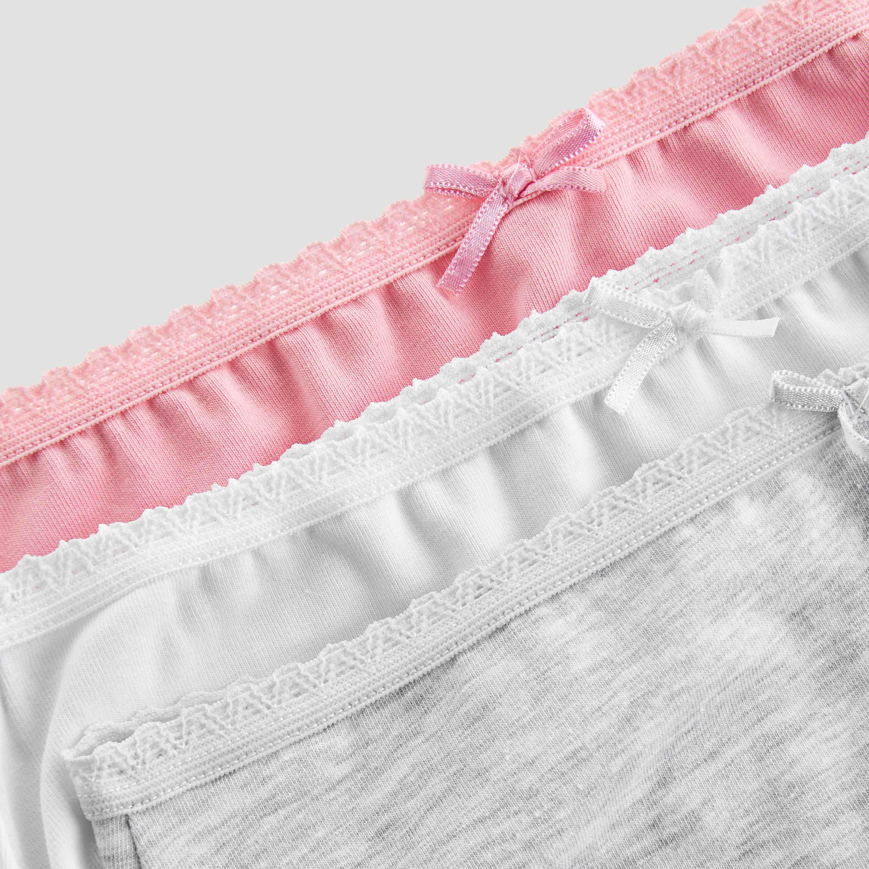 Juniors Girls Briefs with Bow Detail - Cotton - Set of 10-girls-clothing-innerwear-panties-image-5