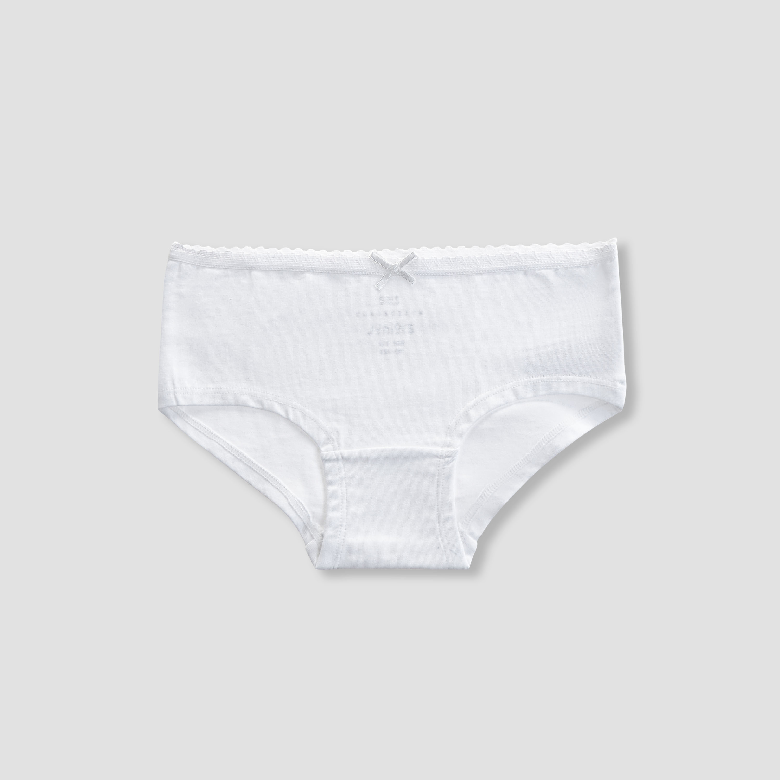 Juniors Girls Briefs with Lace Detail - Cotton - 2-8 Years -7-Piece Set-girls-clothing-innerwear-panties-image-2