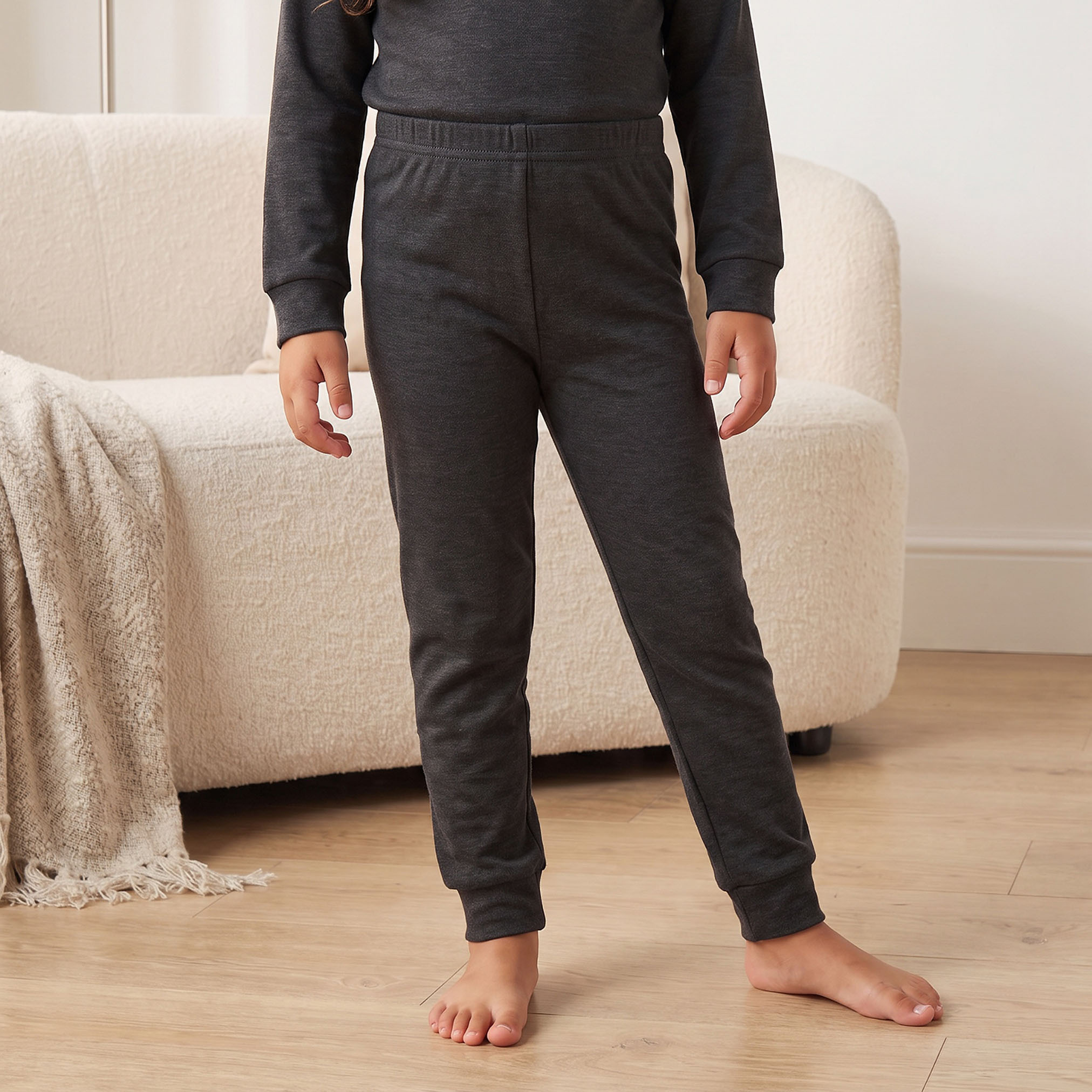 طقم ملابس حرارية بياقة مستديرة وأكمام طويلة بحواف مطاطية من جونيورز-girls-clothing-winterwear-thermalsets-image-3