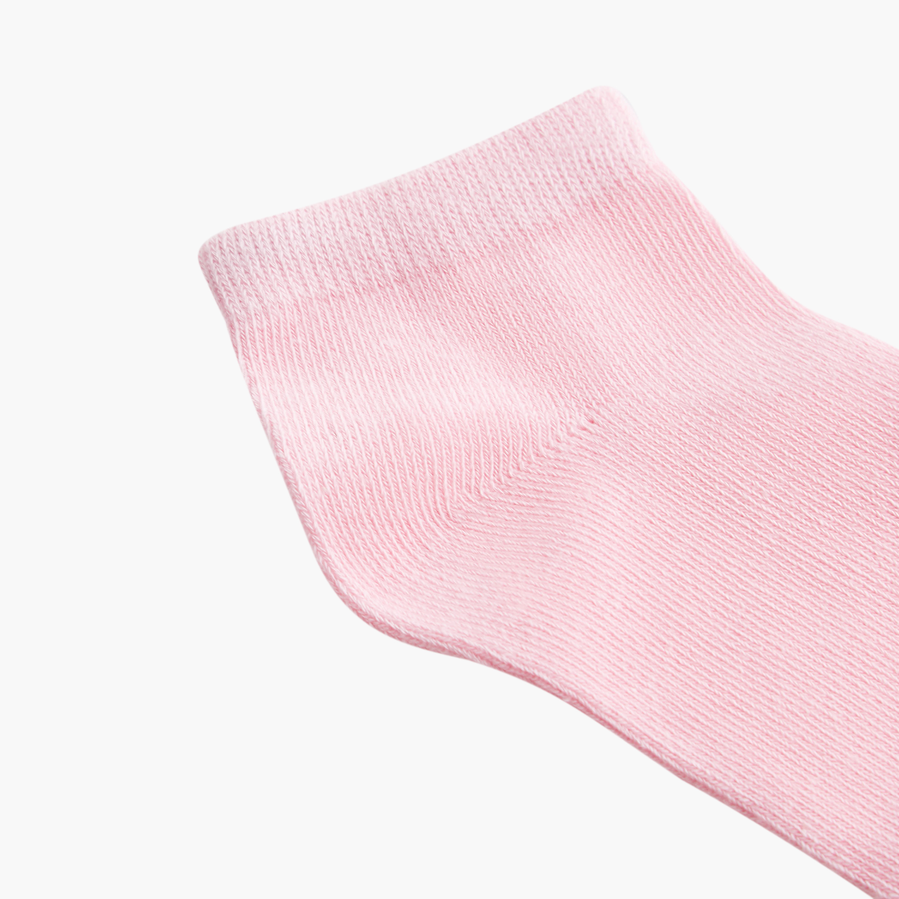 Gloo Solid Ankle-Length Socks with Elasticised Hem - Set of 5-girls-accessories-socks-image-5