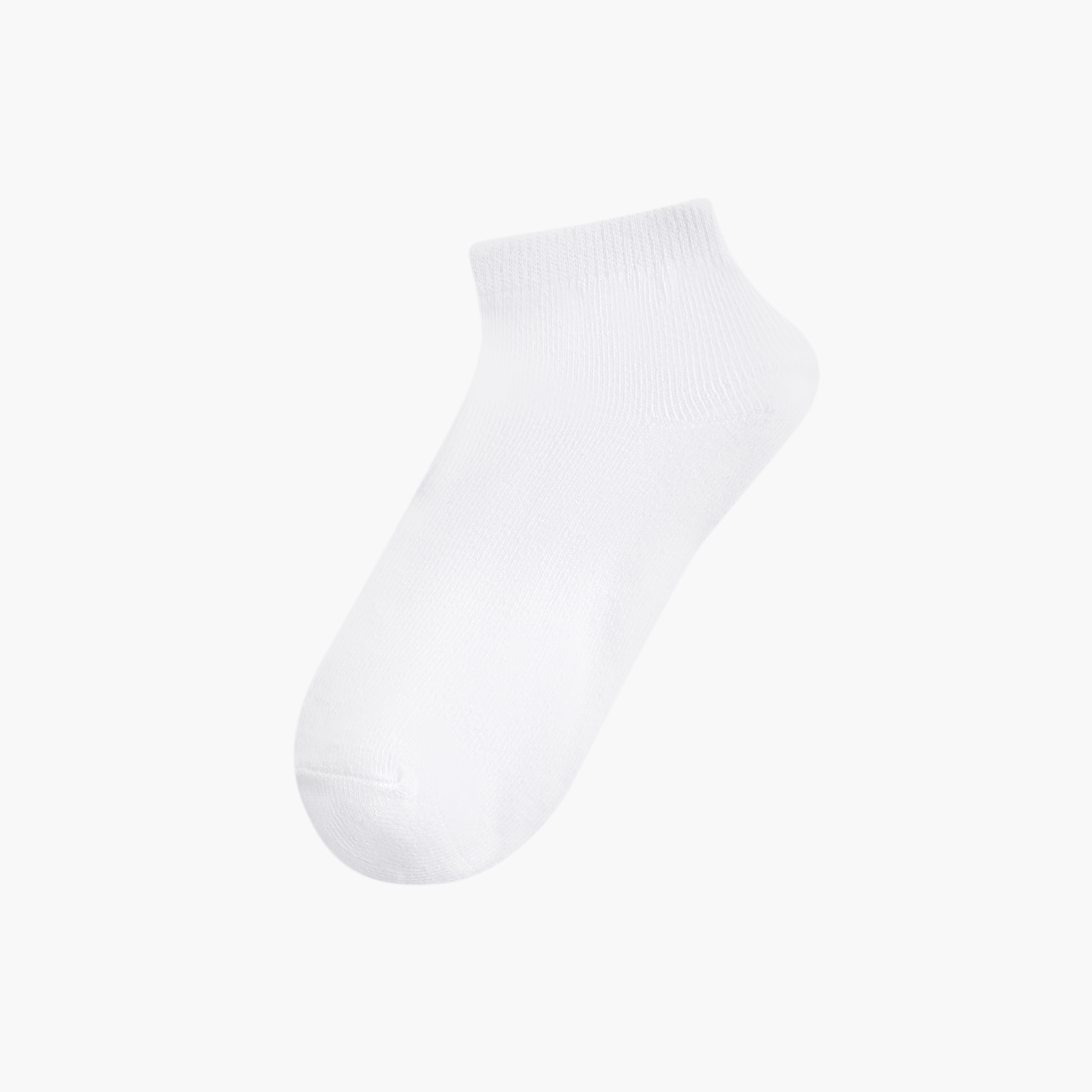 Gloo Solid Ankle-Length Socks with Elasticised Hem - Set of 5-girls-accessories-socks-image-2