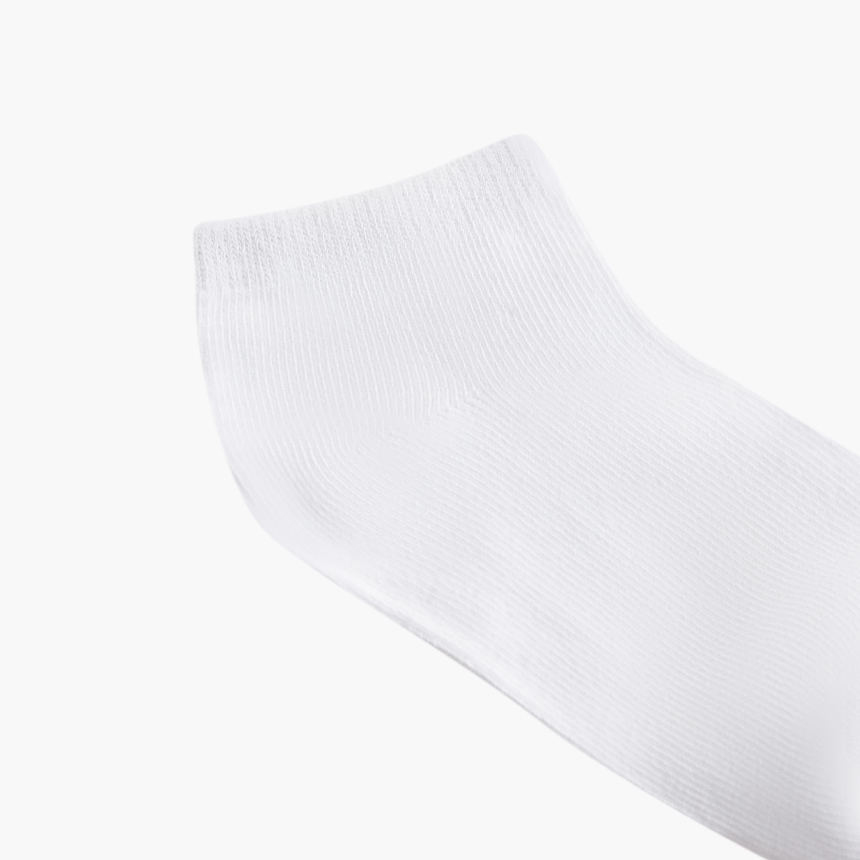 Gloo Solid Ankle-Length Socks with Elasticised Hem - Set of 5-girls-accessories-socks-image-5