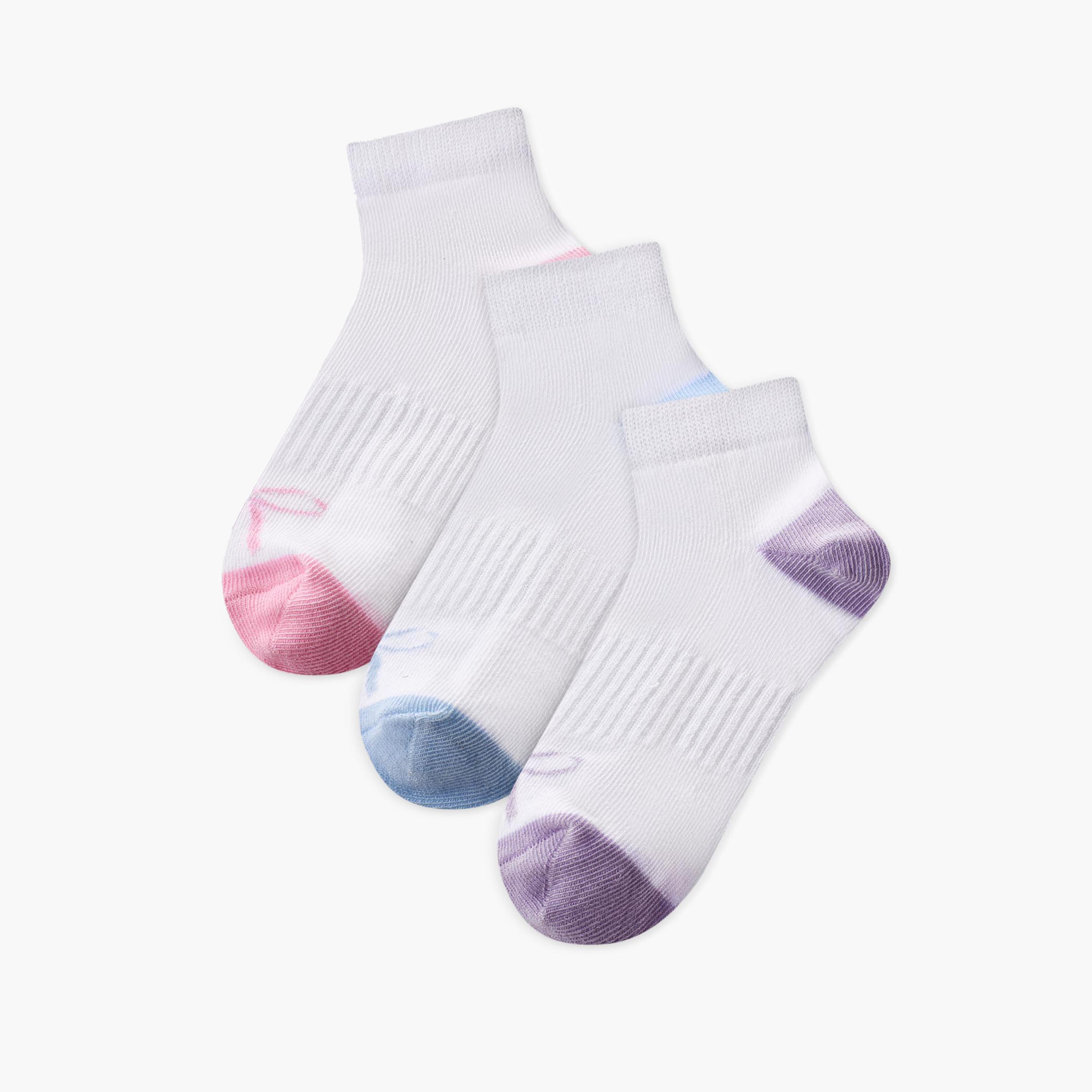 Pack of 3 Juniors Girls Socks Ankle Length-girls-accessories-socks-image-1