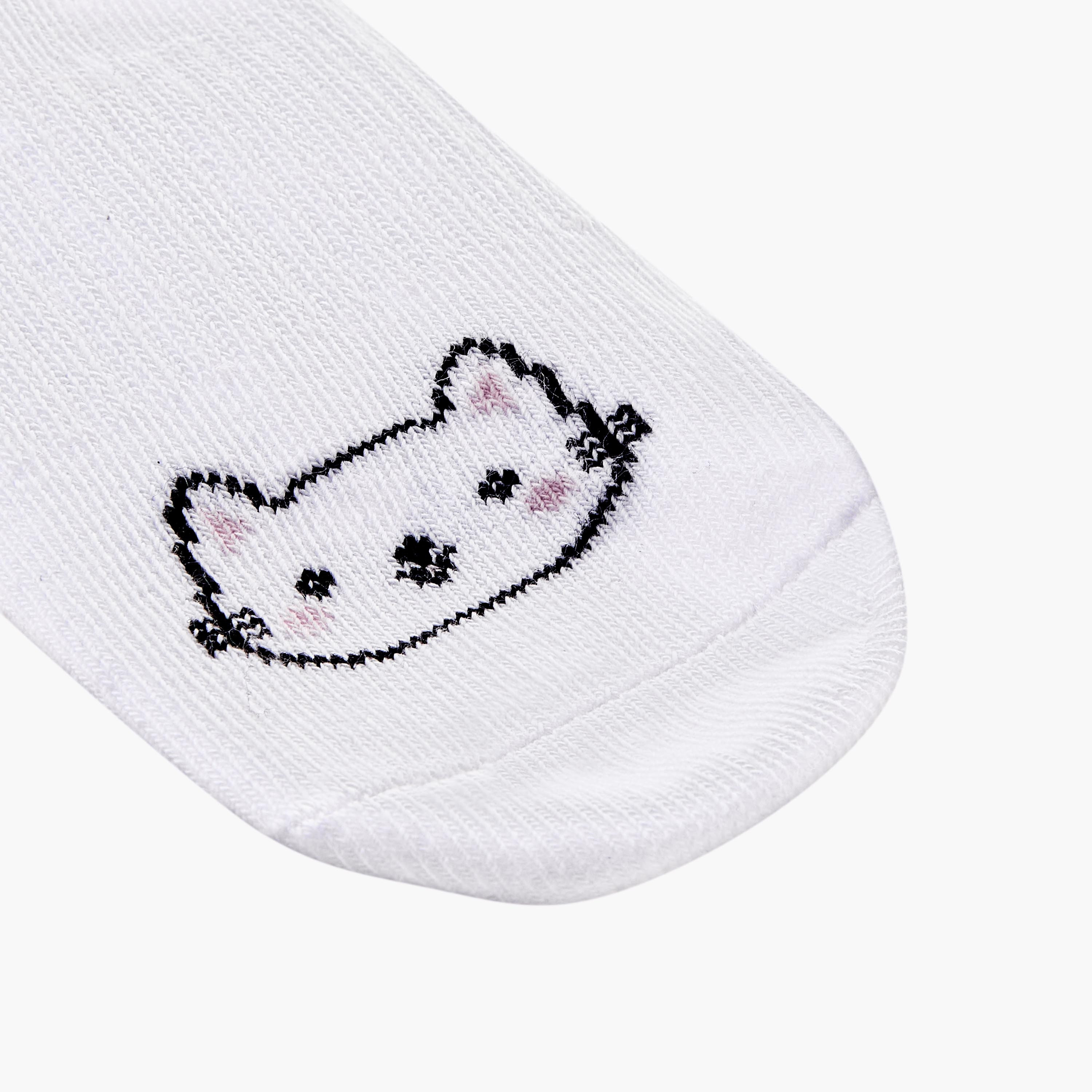 Pack of 5 Juniors Girls Socks Ankle Length-girls-accessories-socks-image-5