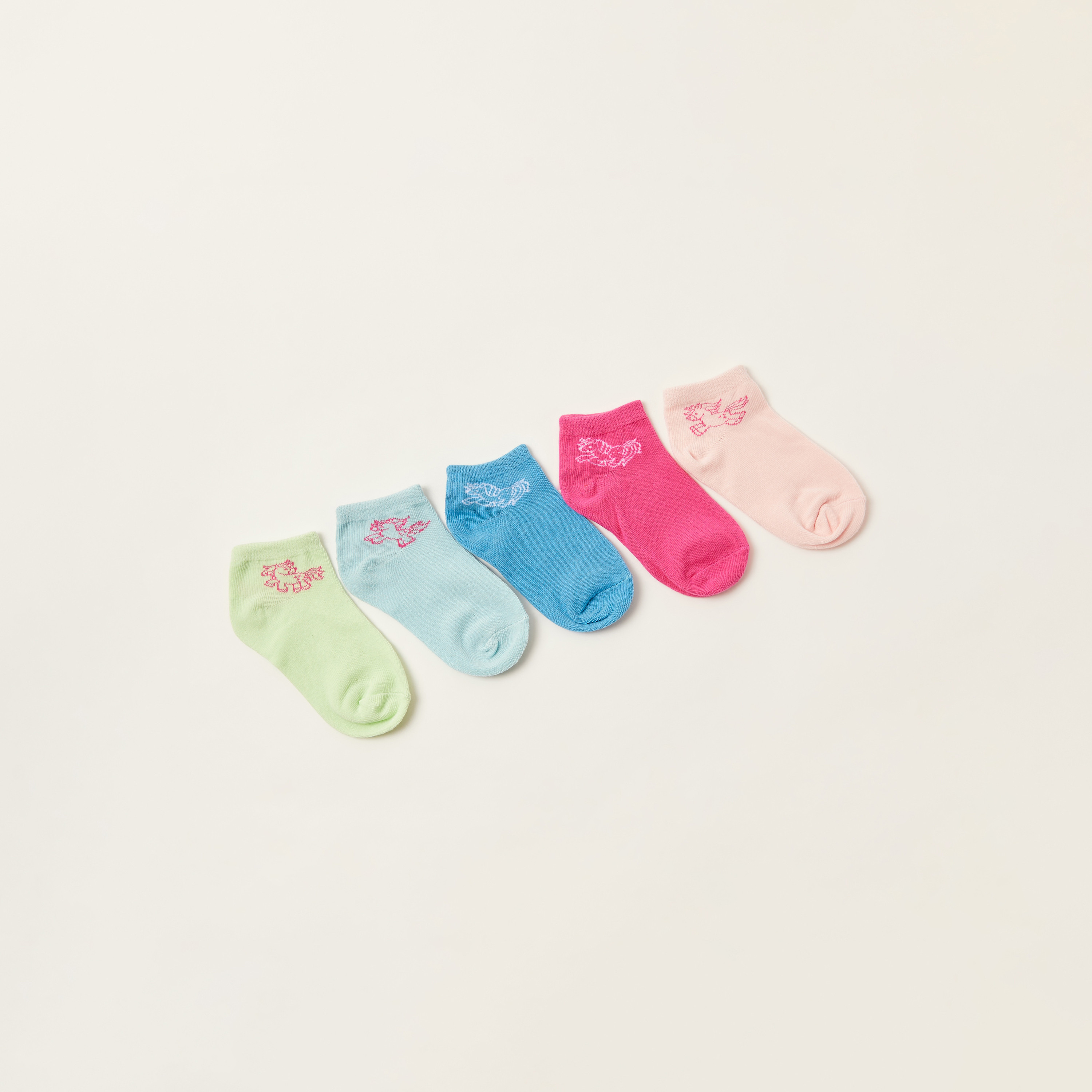 Gloo Printed Socks - Set of 5-girls-accessories-socks-image-1