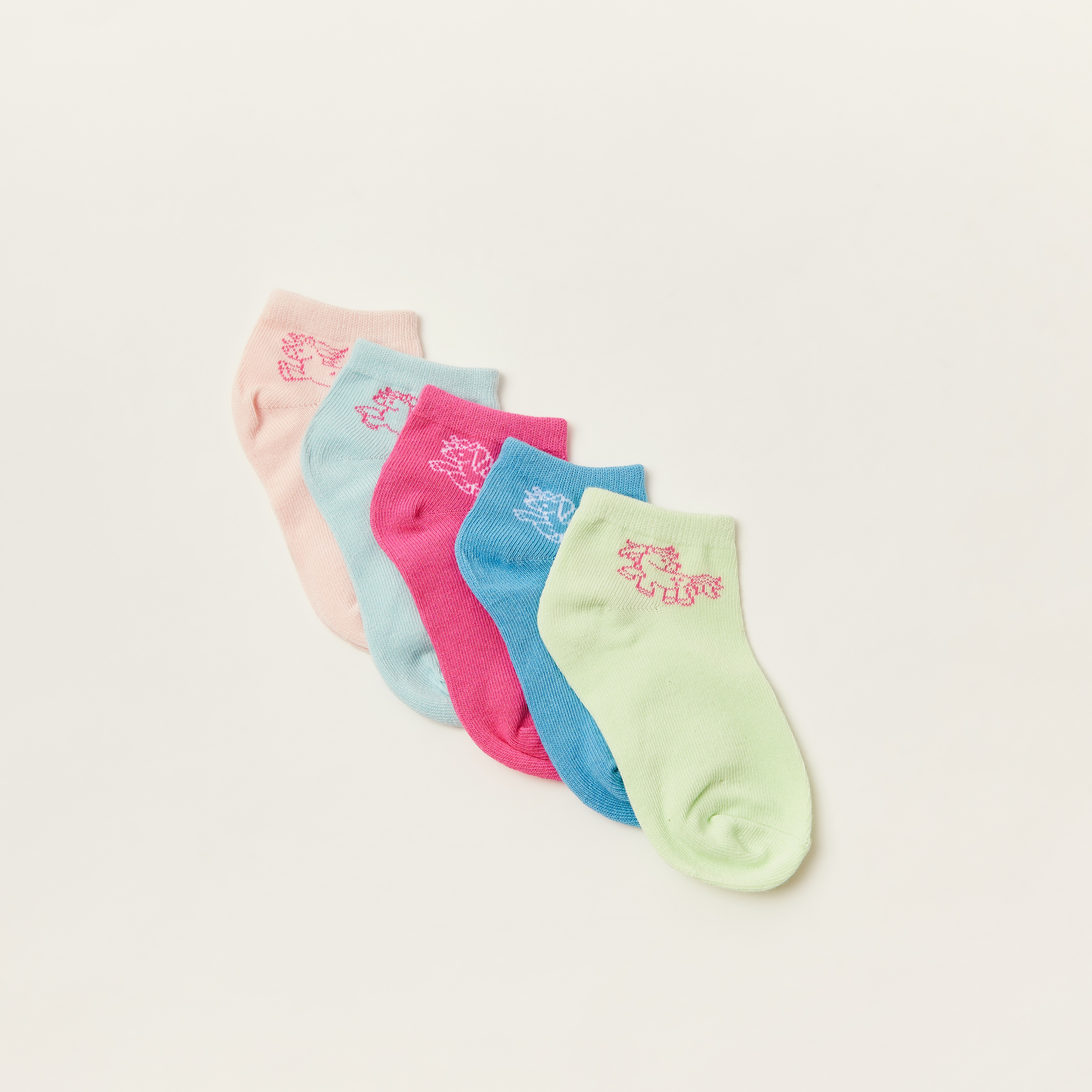 Gloo Printed Socks - Set of 5-girls-accessories-socks-image-2