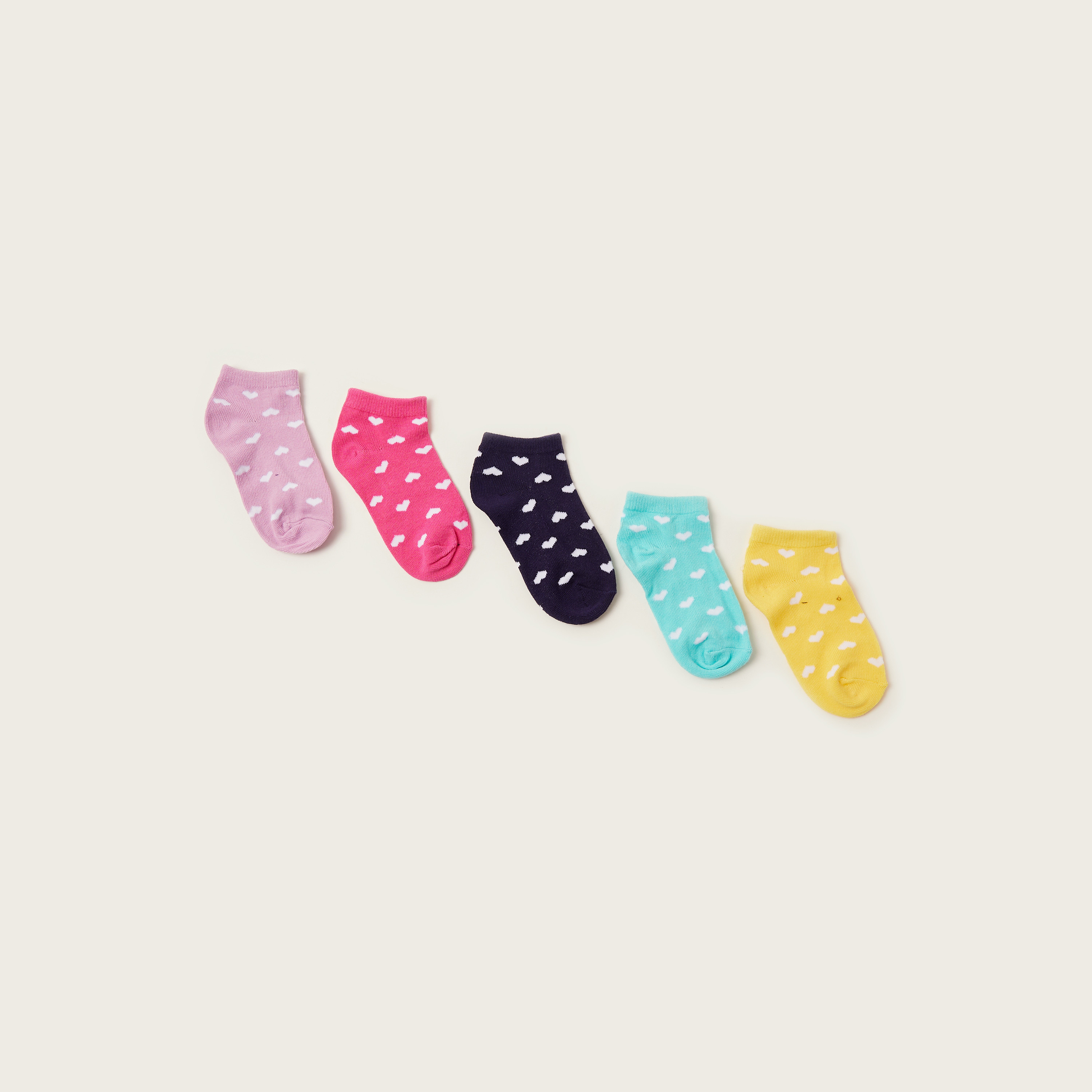 Gloo Printed Socks - Set of 5-girls-accessories-socks-image-1