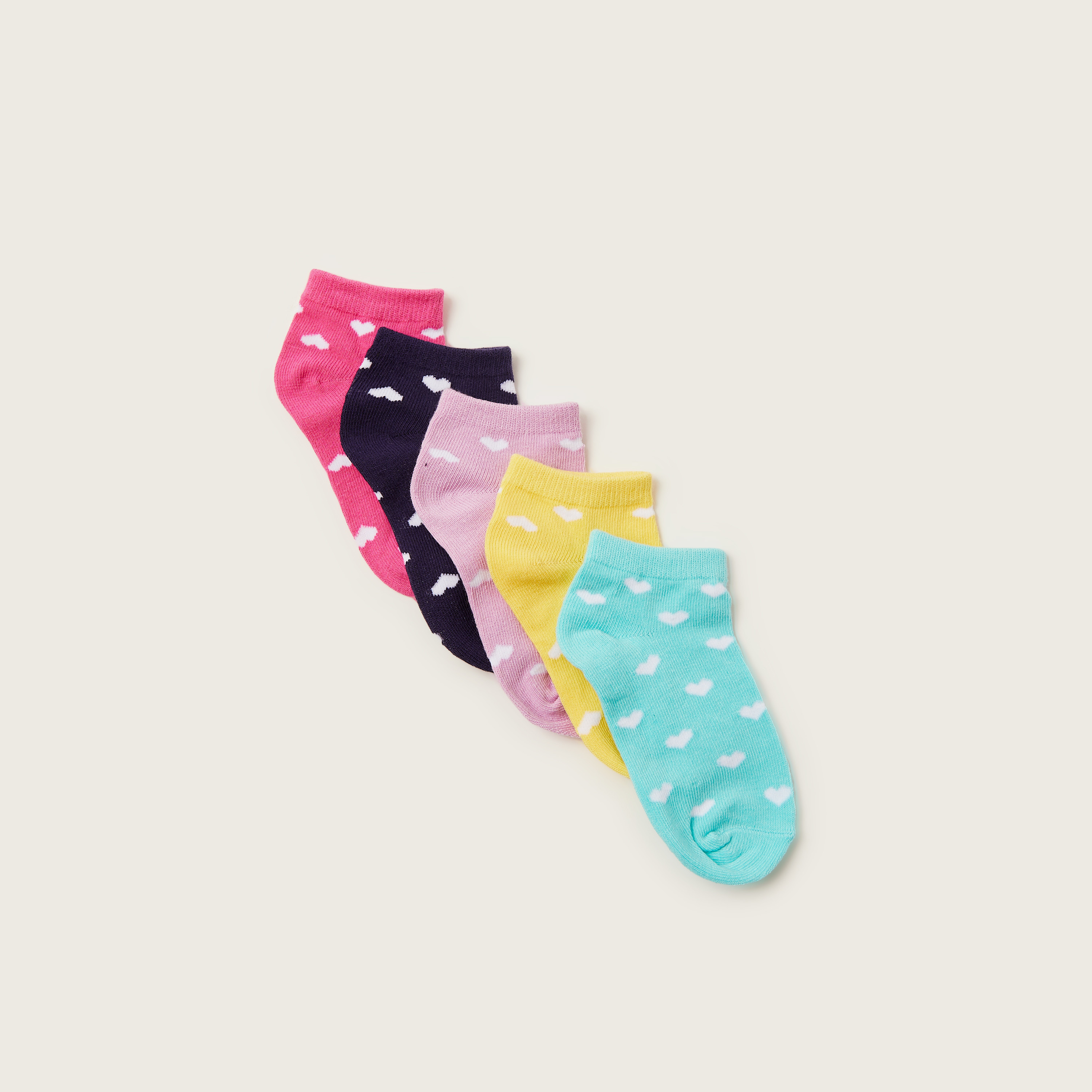 Gloo Printed Socks - Set of 5-girls-accessories-socks-image-2