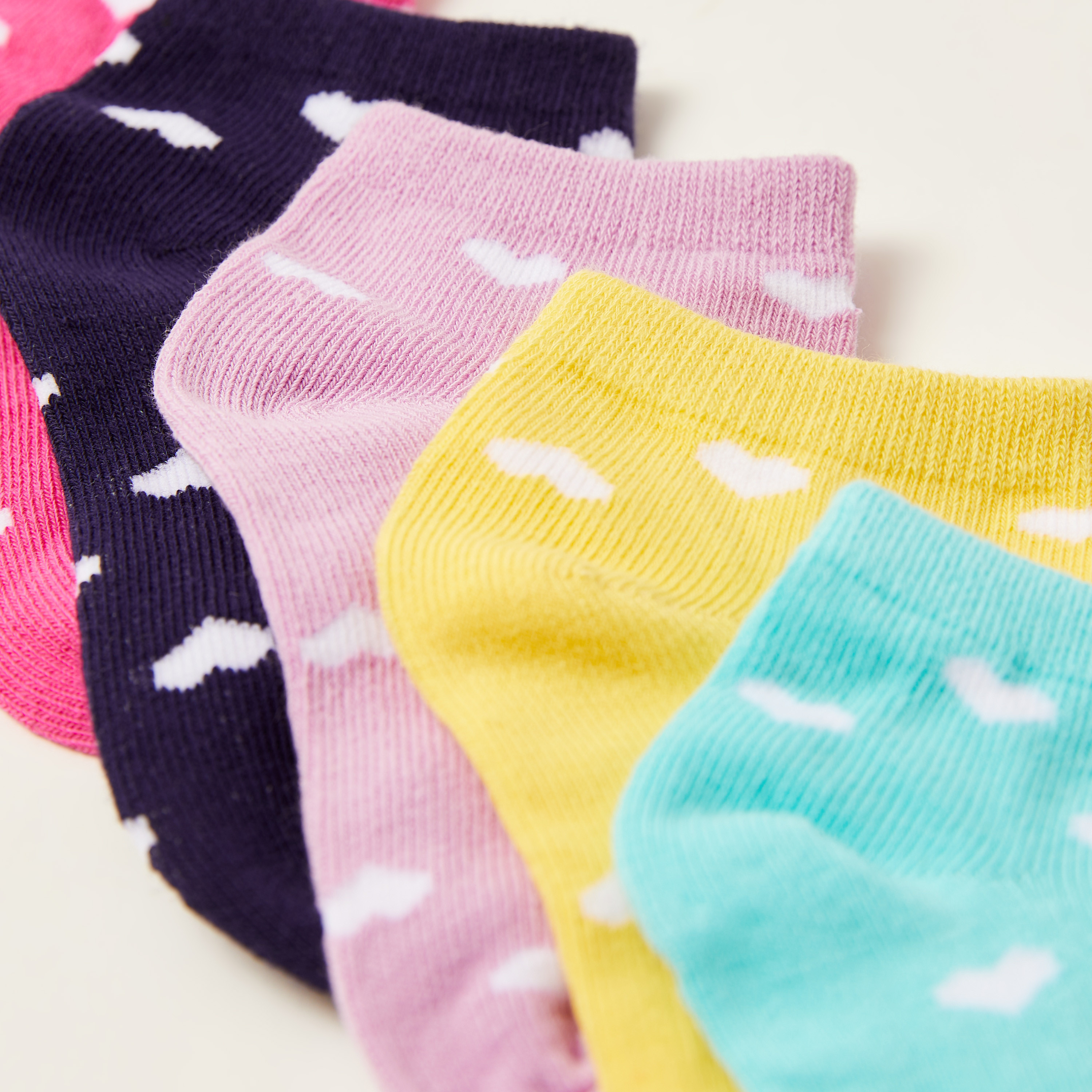 Gloo Printed Socks - Set of 5-girls-accessories-socks-image-3