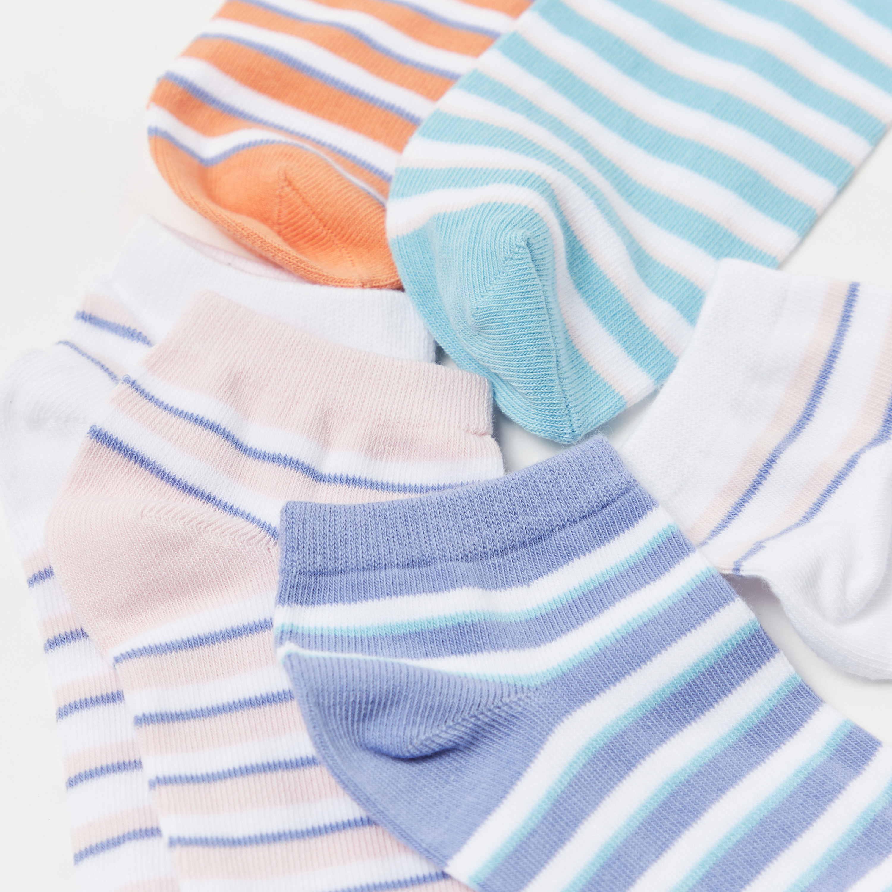 Gloo Striped Socks - Set of 6-girls-accessories-socks-image-4