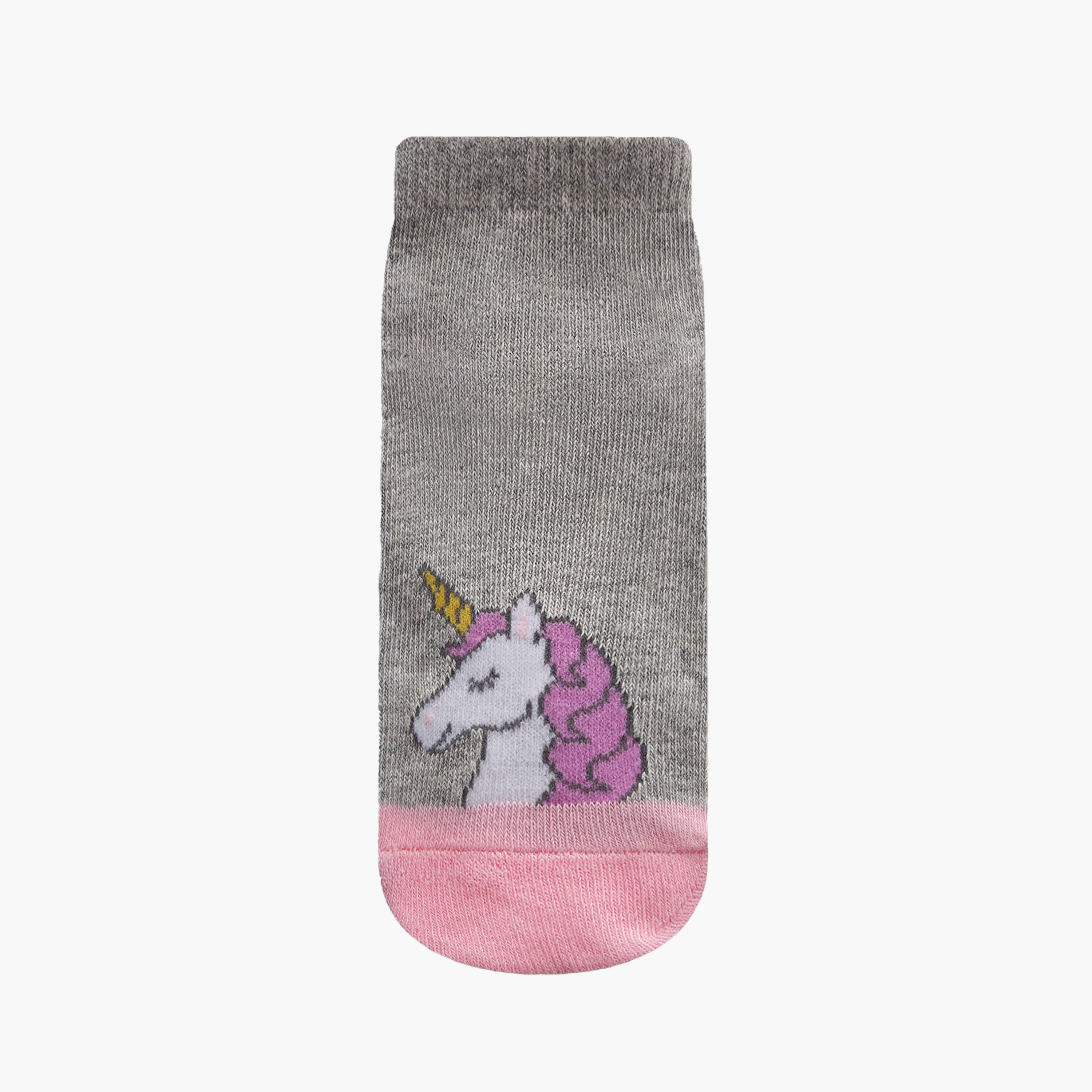 طقم جوارب 5 أزواج بطول الكاحل بطبعات يونيكورن من جلو-girls-accessories-socks-image-2