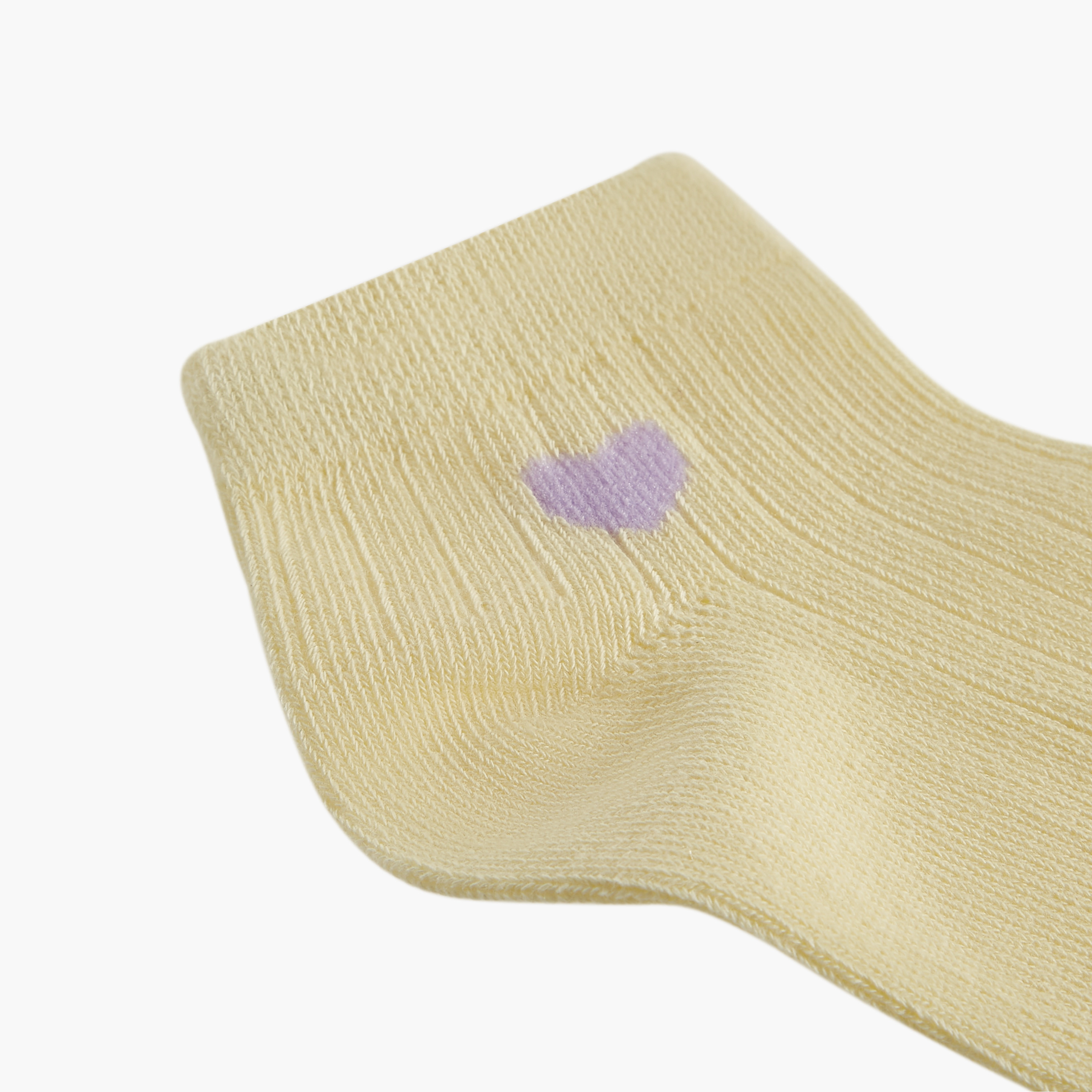 Gloo Ribbed Ankle Length Socks - Set of 5-girls-accessories-socks-image-2