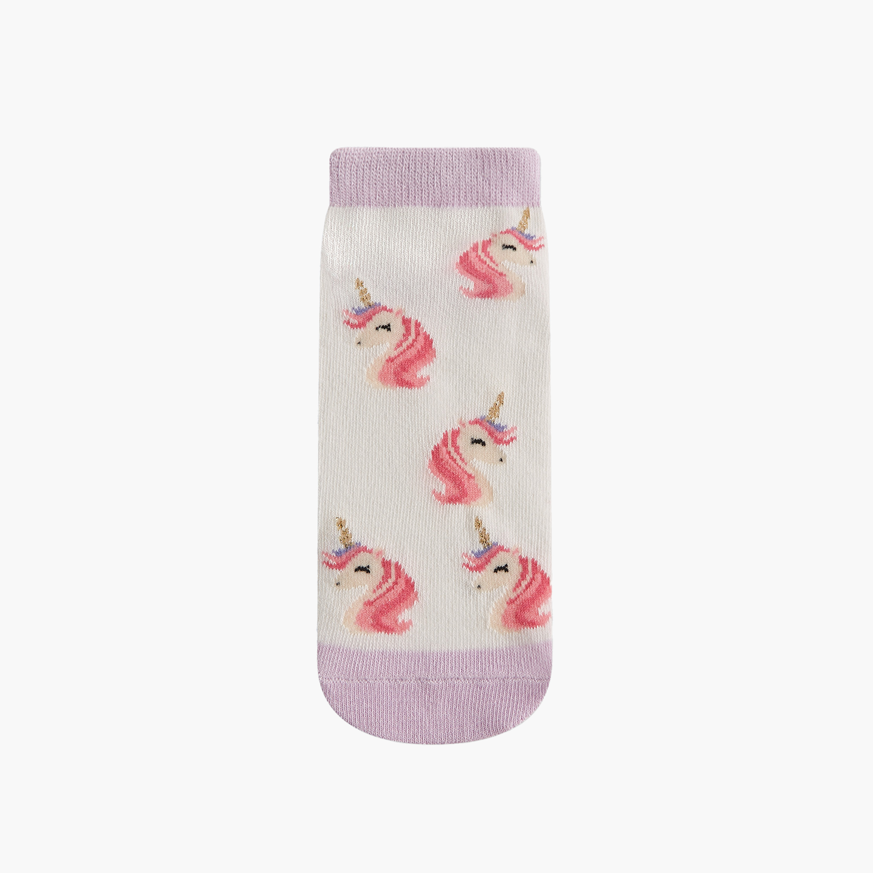 Gloo Unicorn Print Ankle Length Socks - Set of 6-girls-accessories-socks-image-2