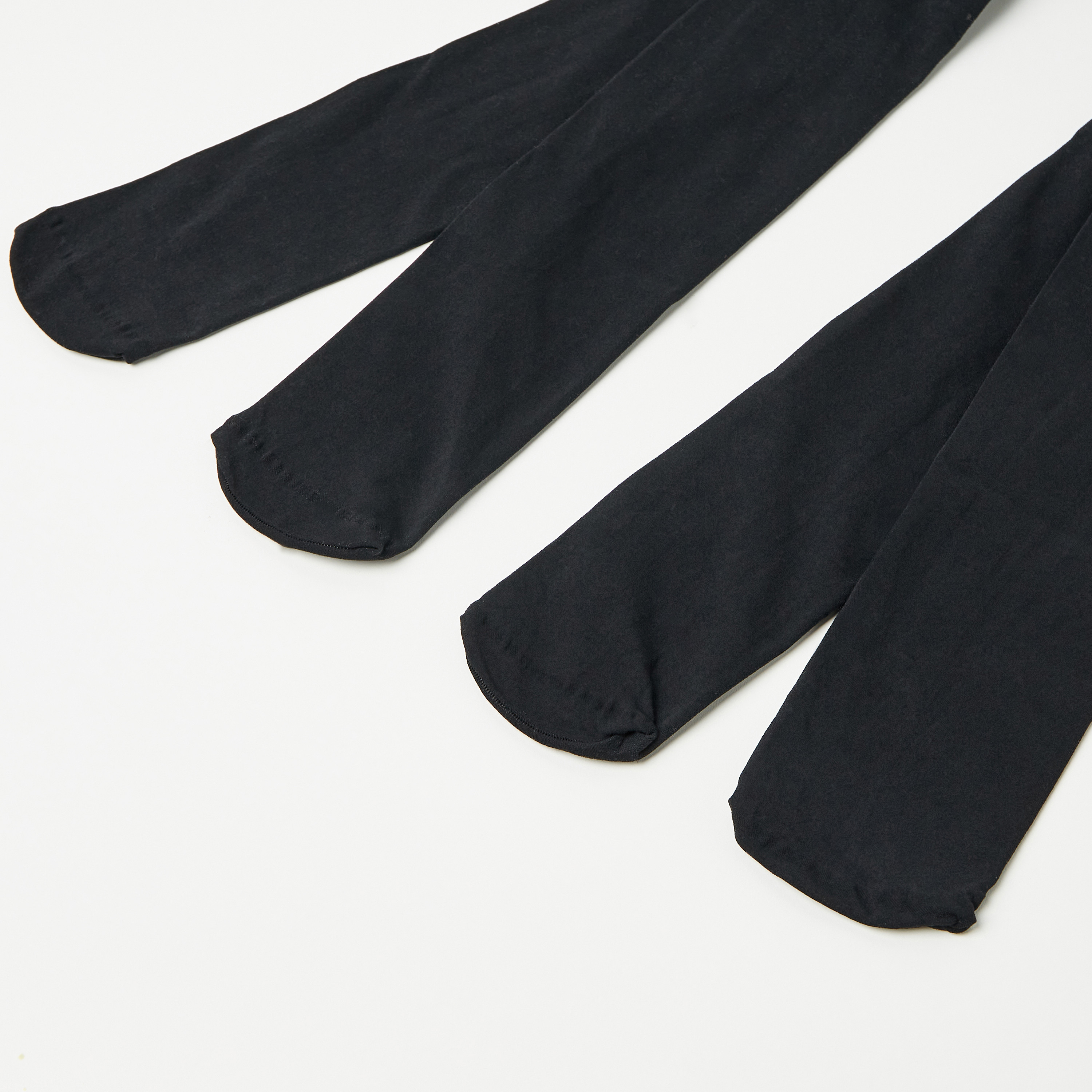 Juniors Solid Tights - Set of 2-girls-accessories-socks-image-3