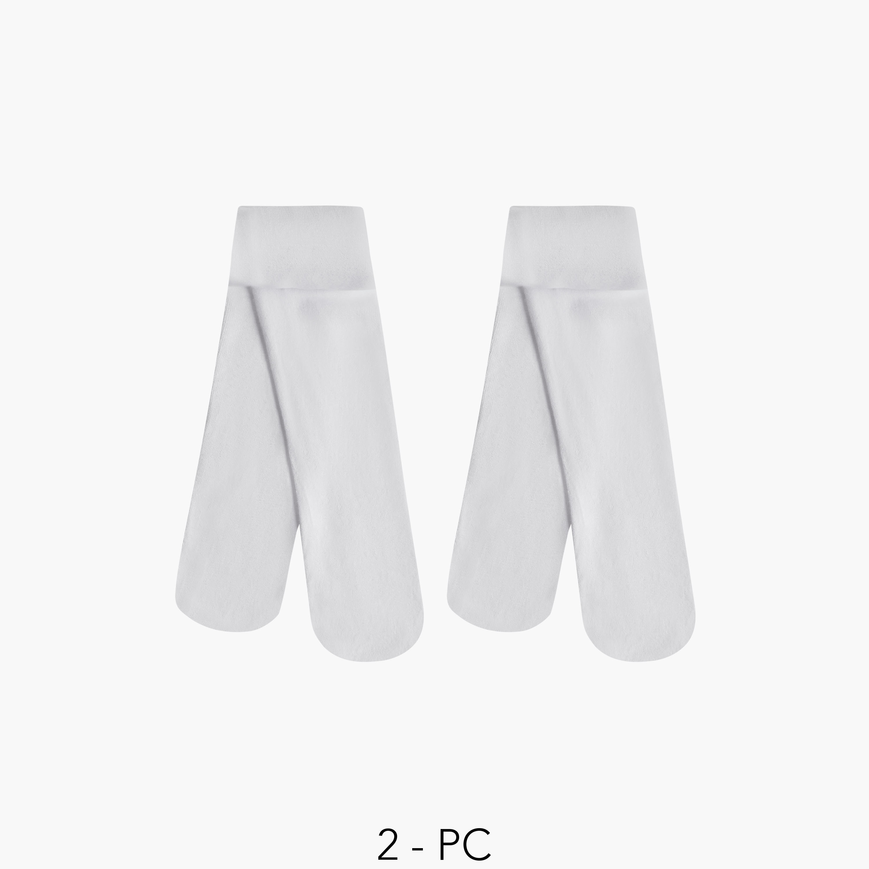 Juniors Solid Tights with Elasticated Waistband-girls-accessories-socks-image-1