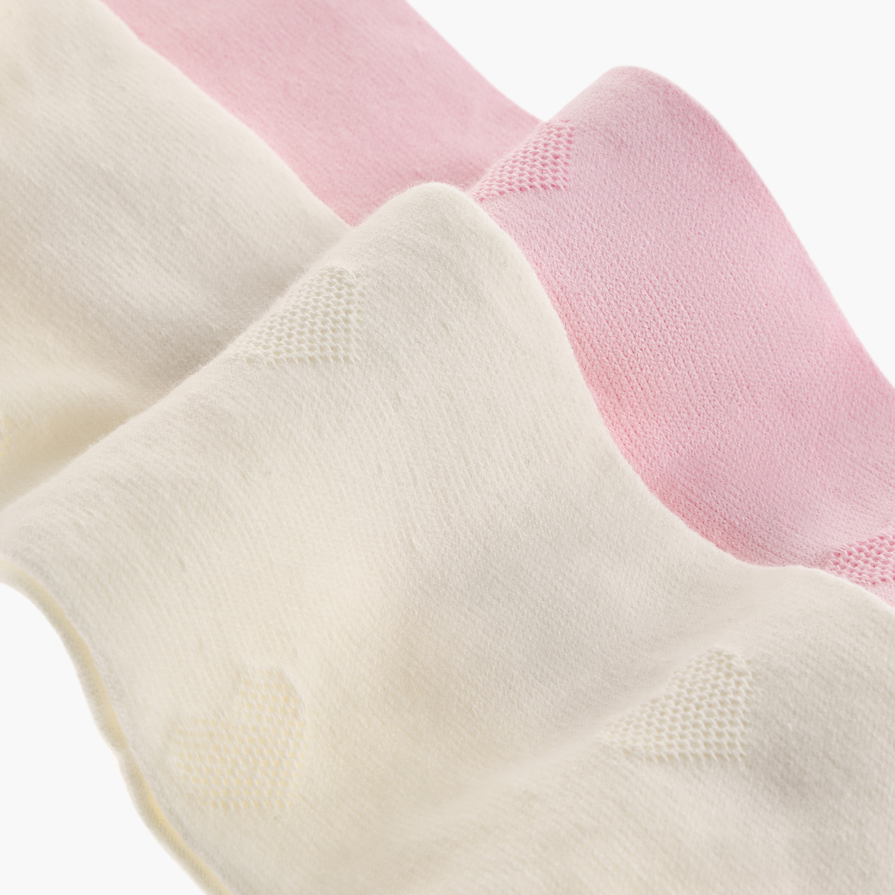 Juniors Heart Textured Tights with Elasticated Waistband - Set of 2-baby-girls-accessories-socks-image-4