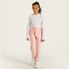 Buy Juniors Panelled Leggings with Elasticated Waistband Online