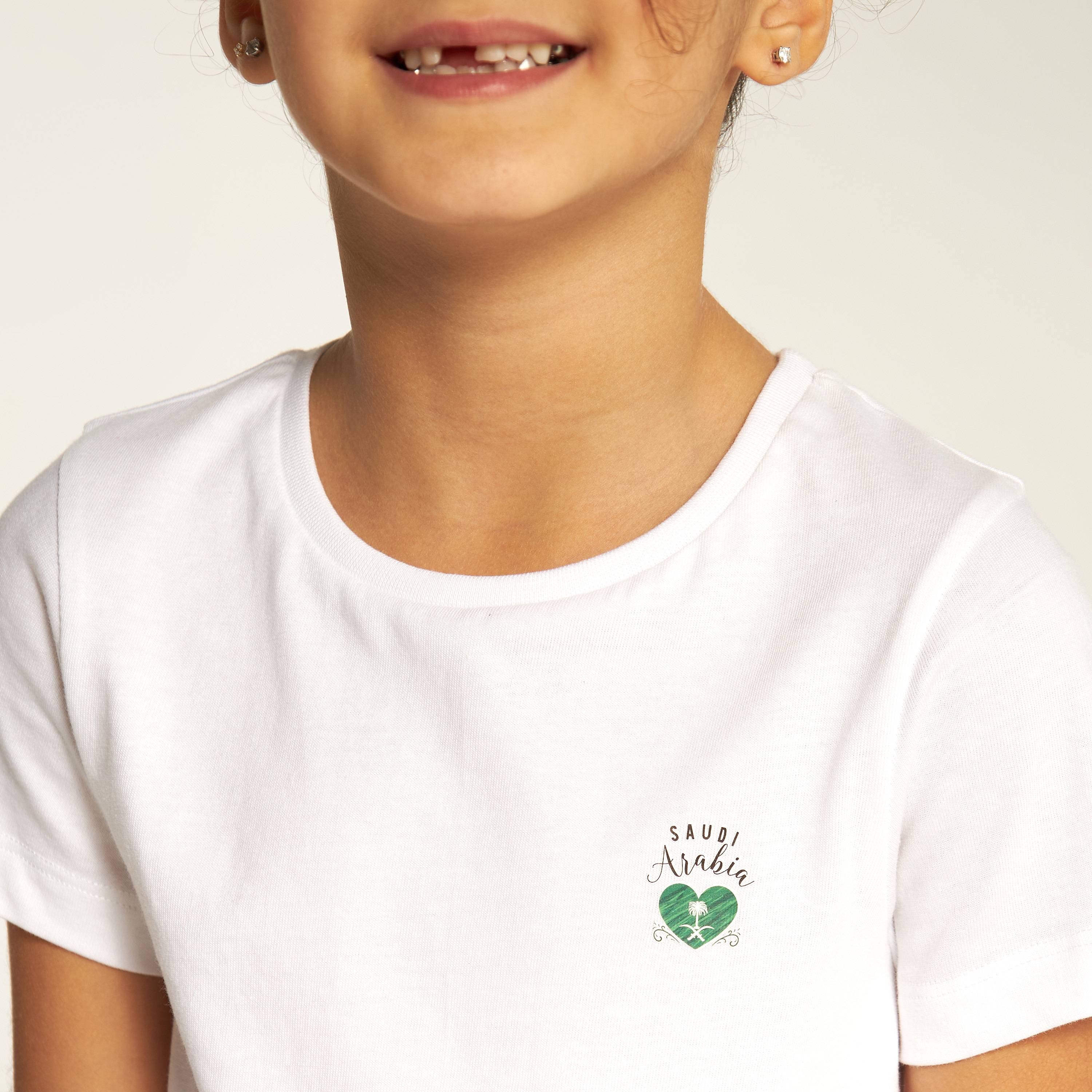 تيشيرت بياقة مستديرة وأكمام قصيرة وطبعات من جونيورز-girls-clothing-schoolwear-tshirts-image-3