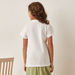Juniors Solid Polo T-shirt with Short Sleeves-Tops-thumbnailMobile-3