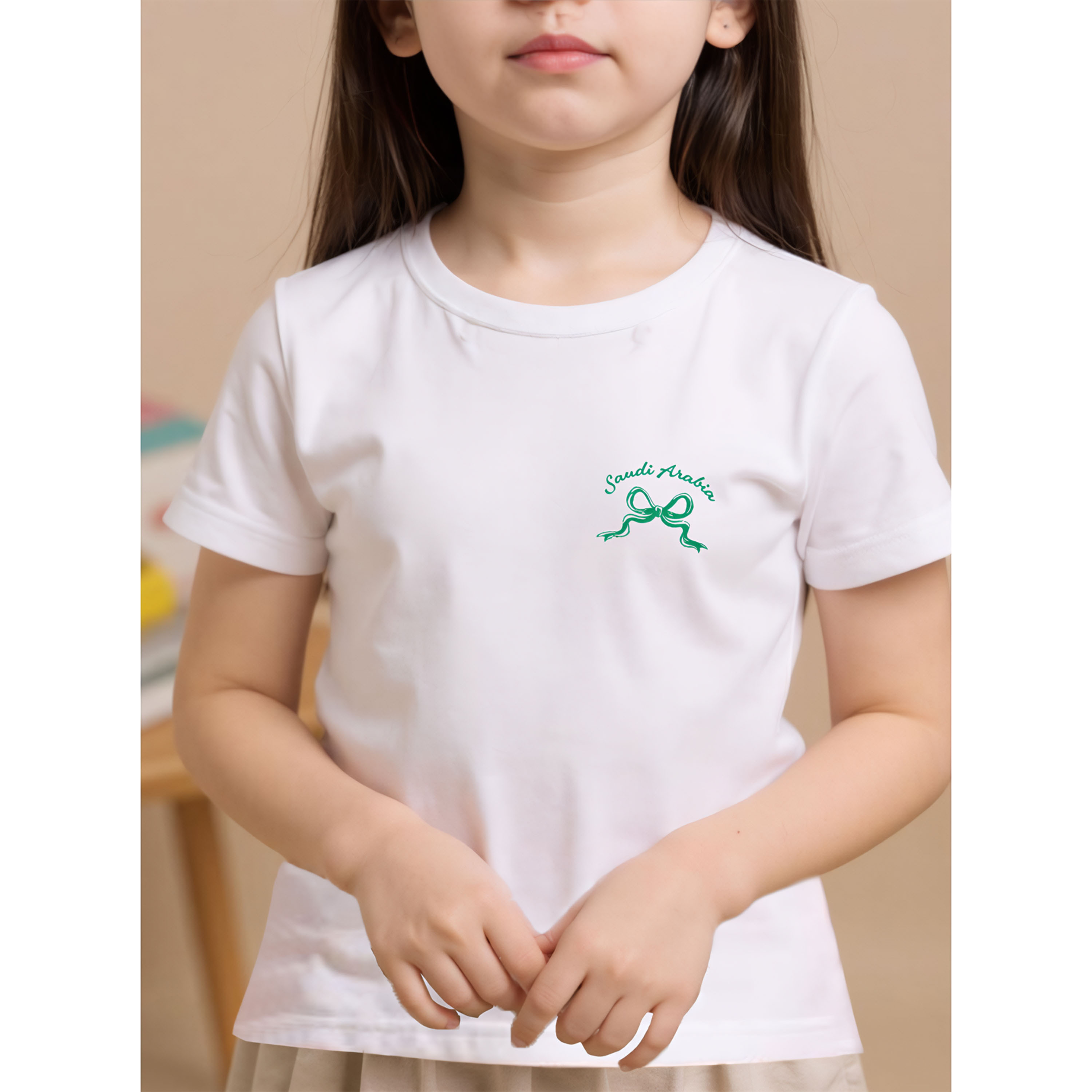 تيشيرت بطبعات وأكمام قصيرة من جونيورز-girls-clothing-schoolwear-tshirts-image-4