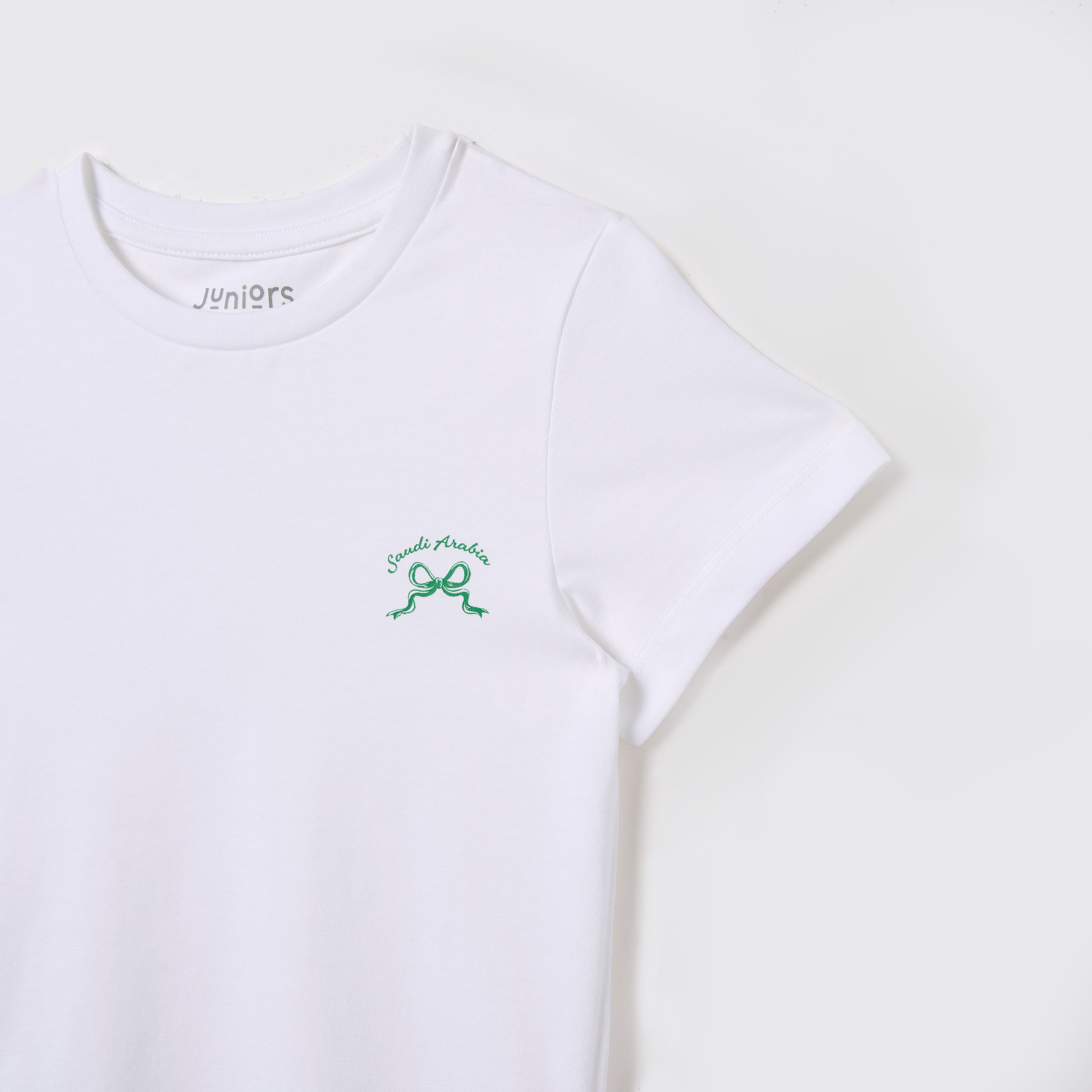 تيشيرت بطبعات وأكمام قصيرة من جونيورز-girls-clothing-schoolwear-tshirts-image-7