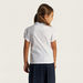 Juniors Solid Shirt with Puff Sleeves and Button Closure-Tops-thumbnail-3